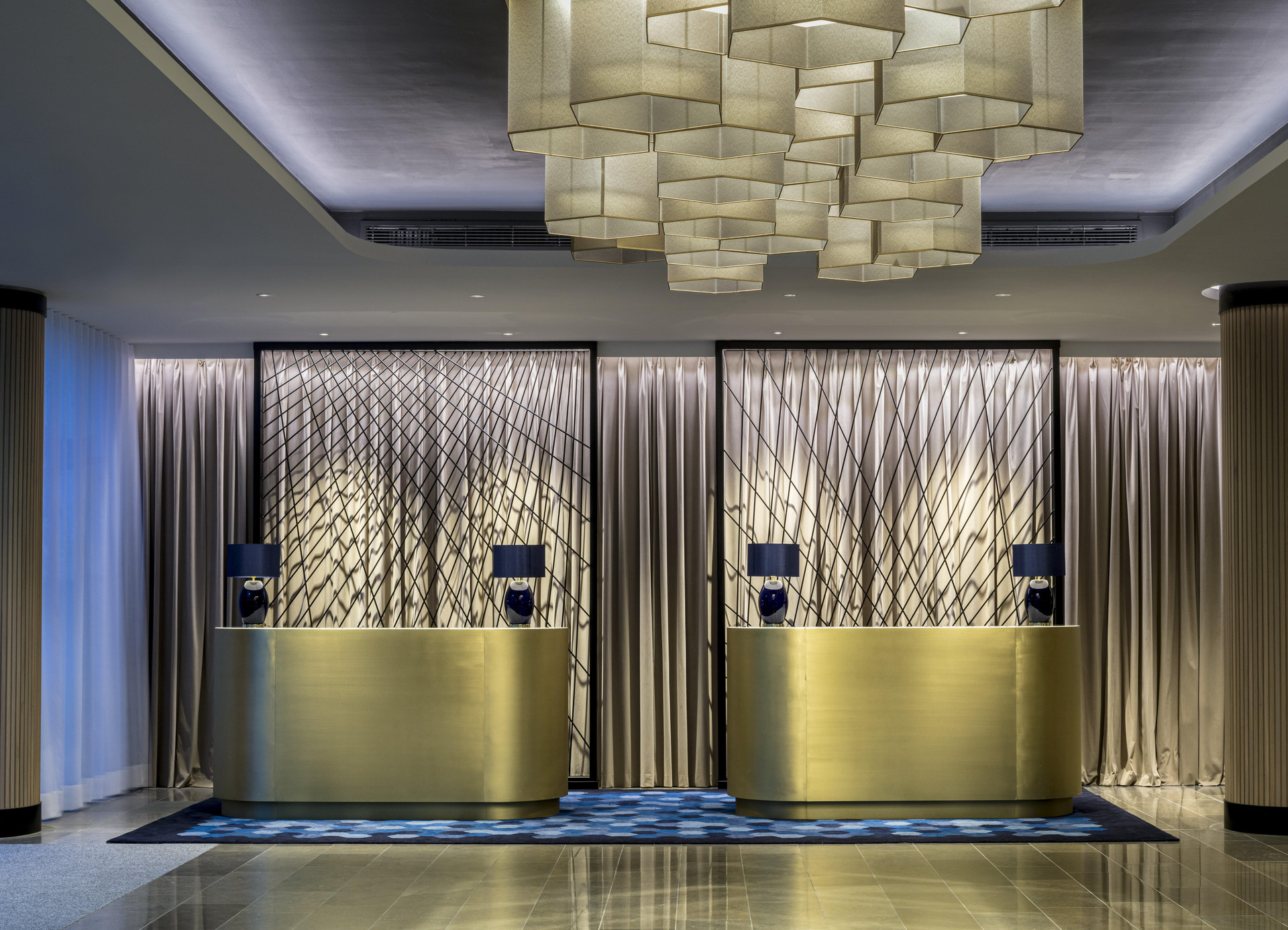 Vista Lobby The Lowry Hotel Manchester