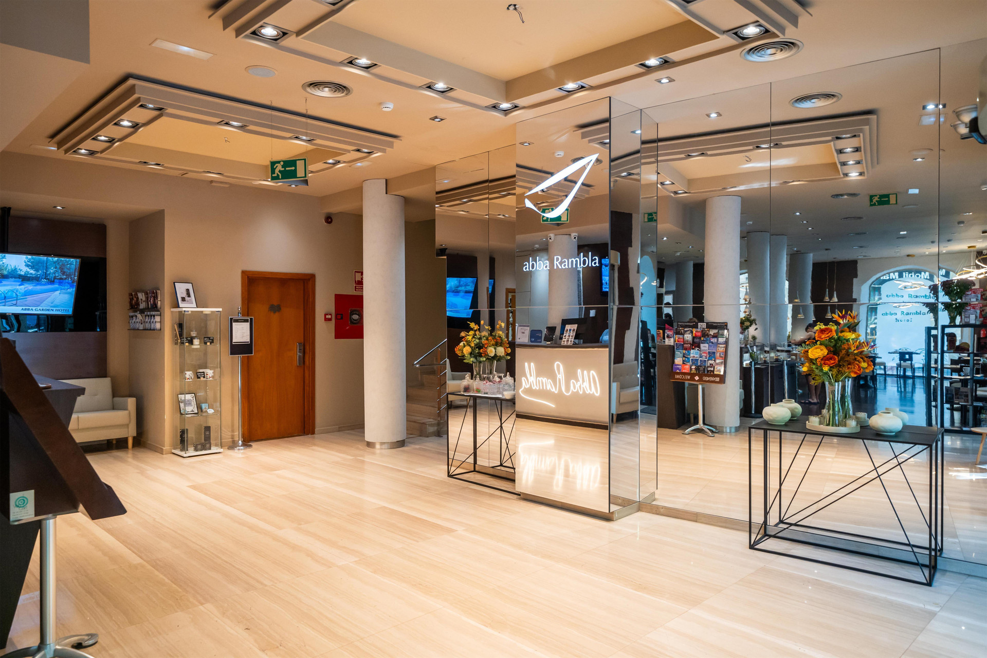 Vista Lobby Abba Rambla Barcelona