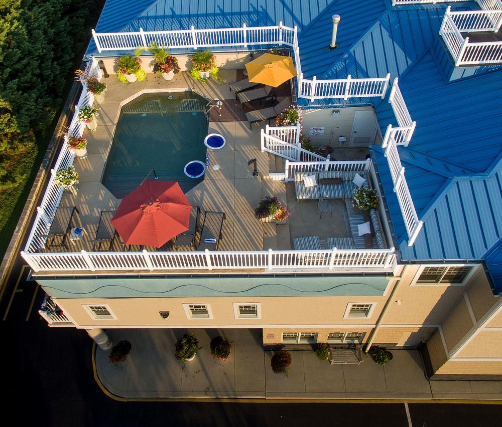 Vista Piscina Hotel Blue
