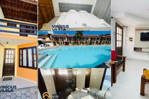 Renta temporal - Casas com 2 suítes (ambas com ar split) e internet privativa 300MBPS, no Residencial Village do Bosque, condomínio com quiosques com churrasqueiras , piscina, sauna portaria 24hrs, a aproximadamente 200m da praia de Taperapuã Axé Moi