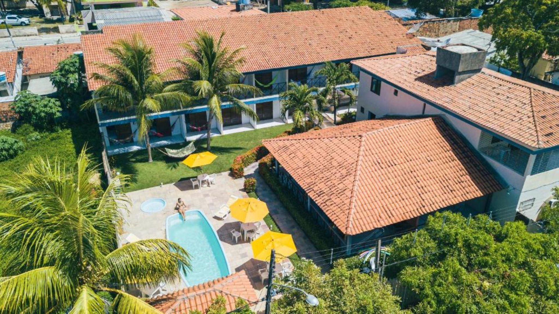 Vista aérea Pousada Solar da Praia