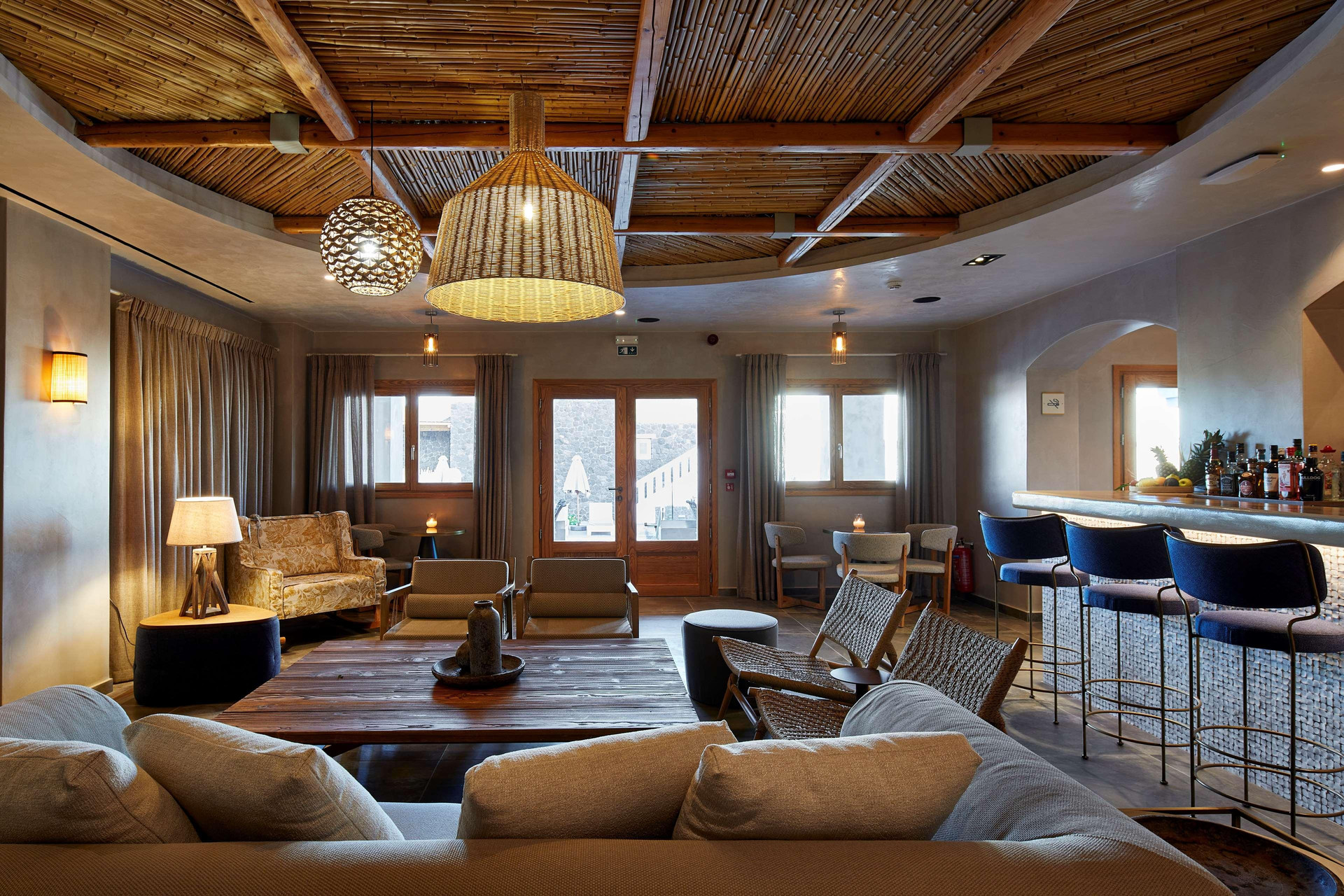 Vista Lobby Sea Breeze Santorini Beach Resort, Curio Collection Hilton