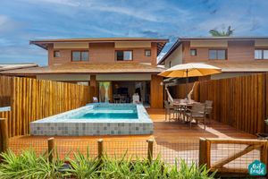 Alquiler Vacacional - Itacimirim Marluá - Bangalô E15 pé na areia