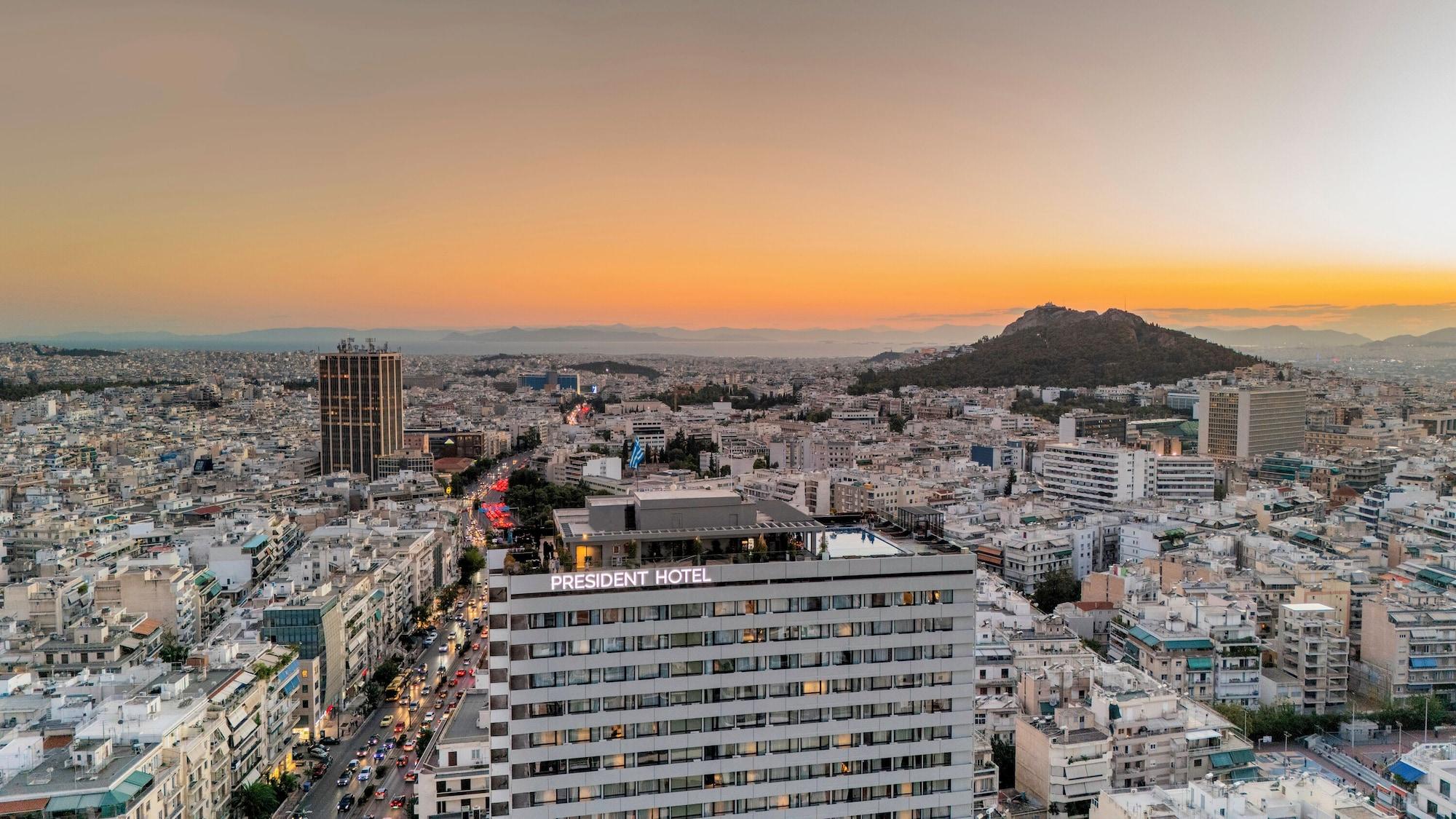 Vista Exterior President Hotel Athens