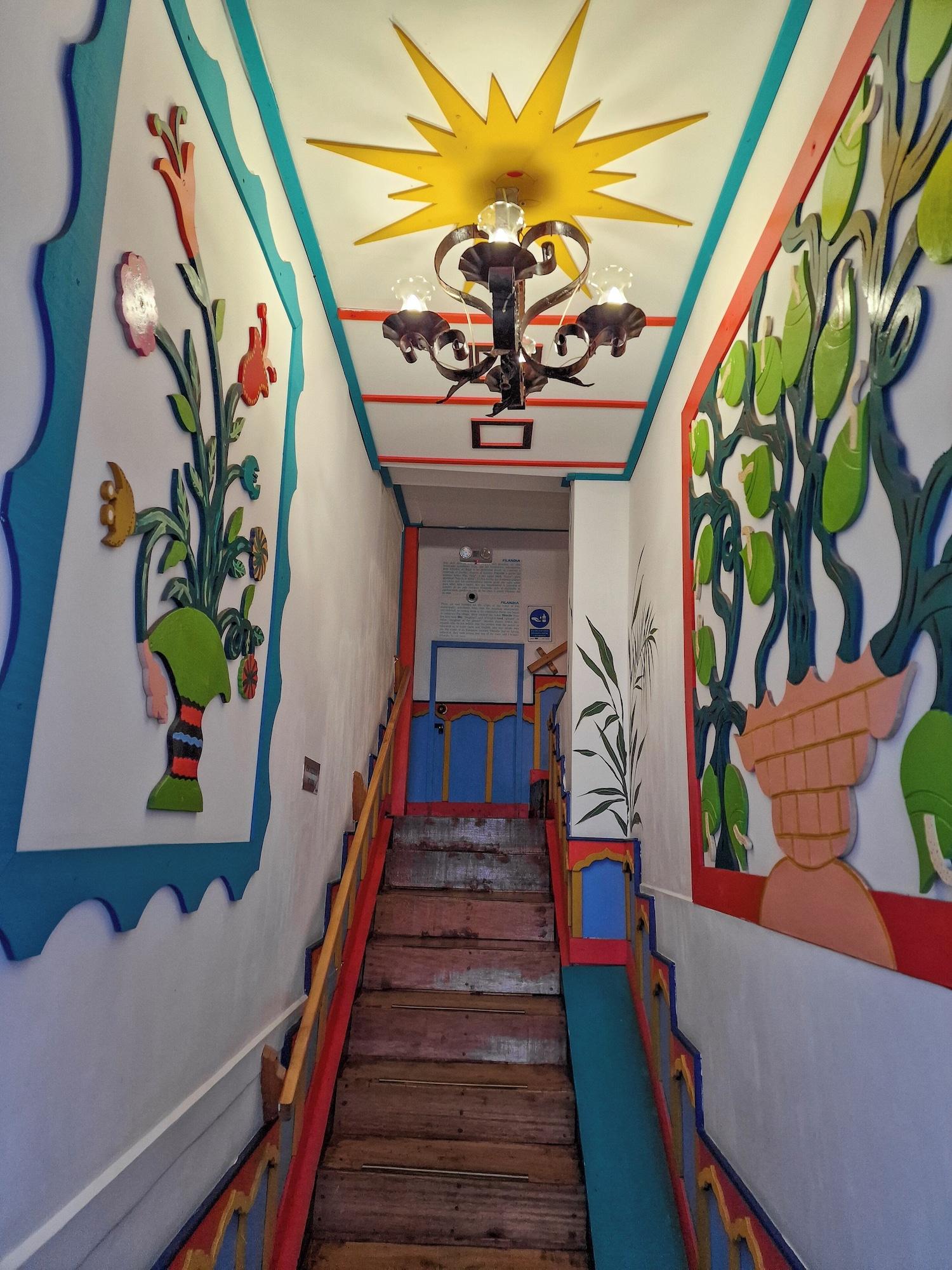 Vista Lobby Hostal Mythos