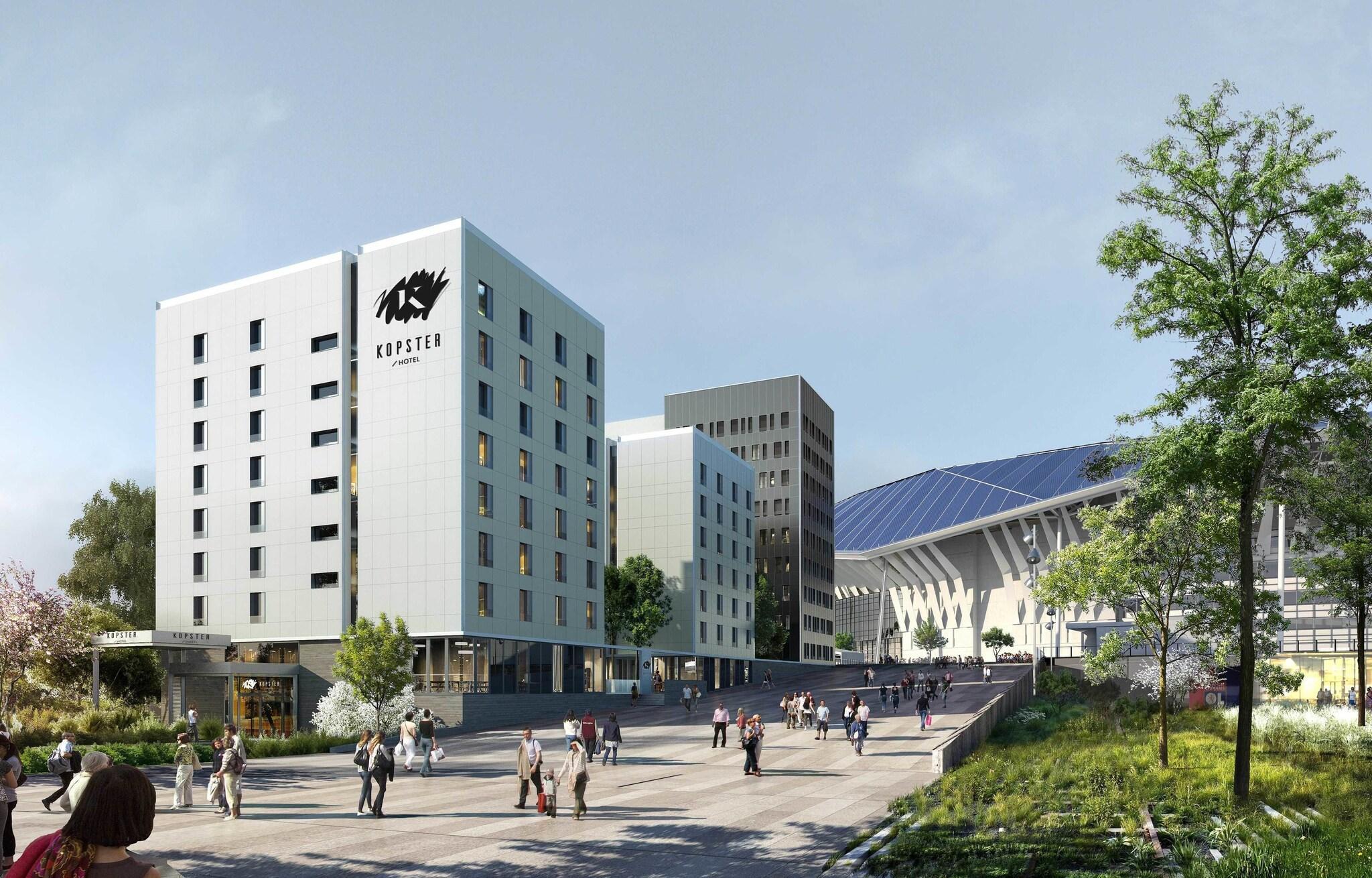 Vista Exterior Kopster Hotel Lyon Groupama Stadium