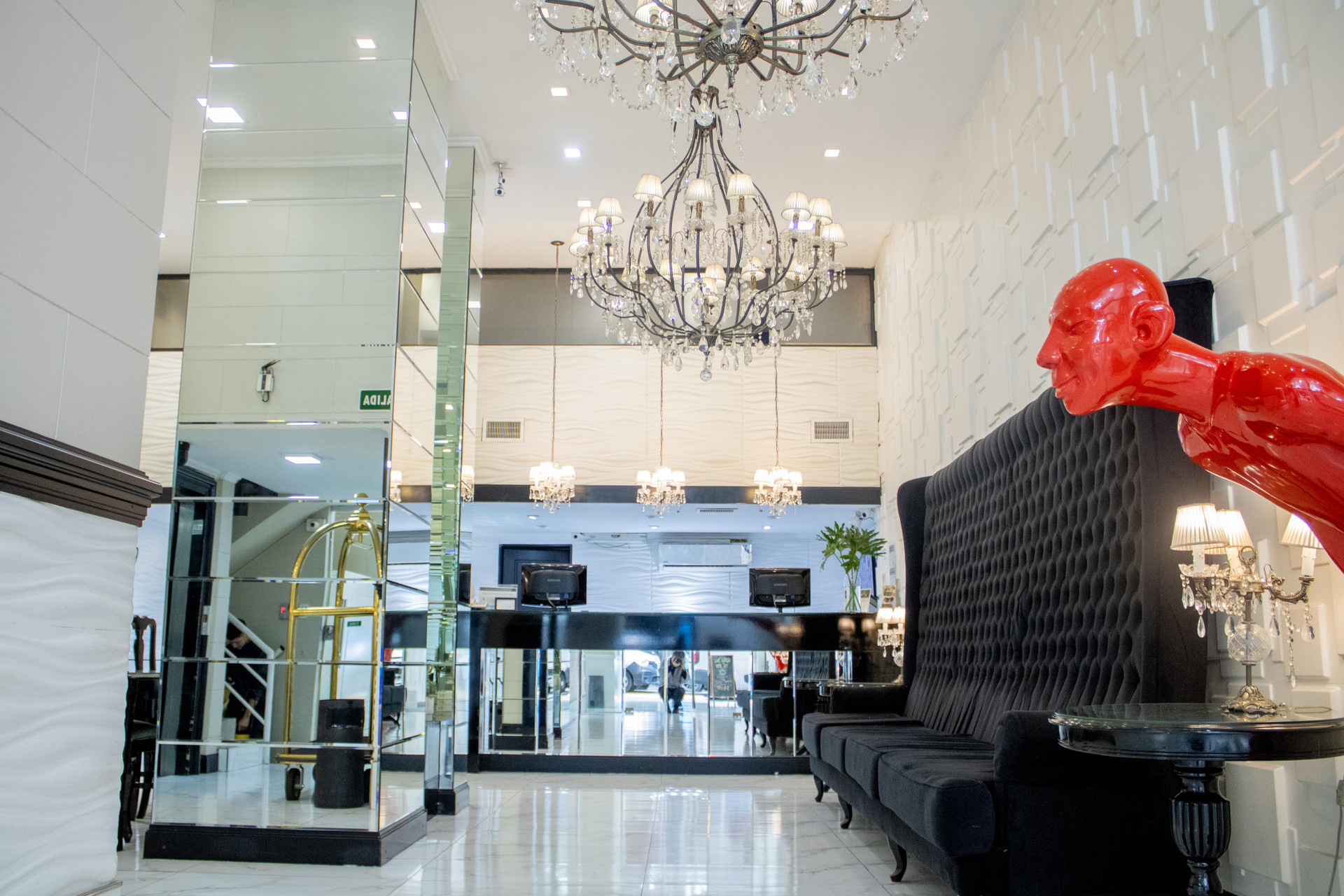 Vista Lobby Ker Recoleta Hotel