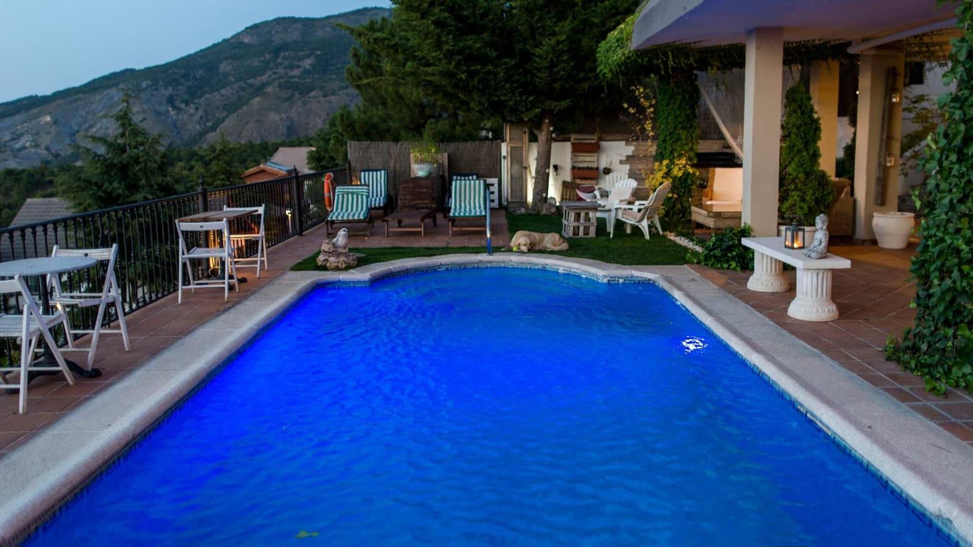 Vista Piscina El Balcón de Nieves