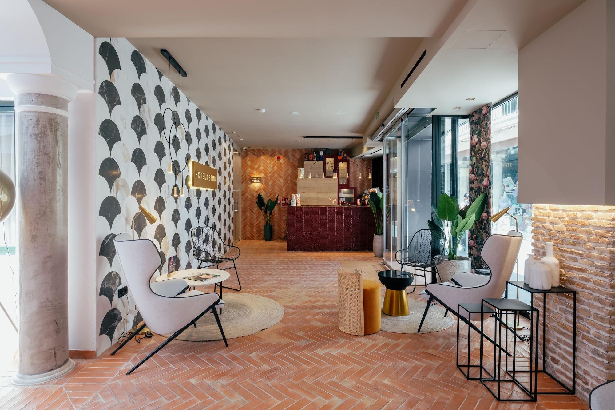Vista Lobby Hotel Cetina Sevilla