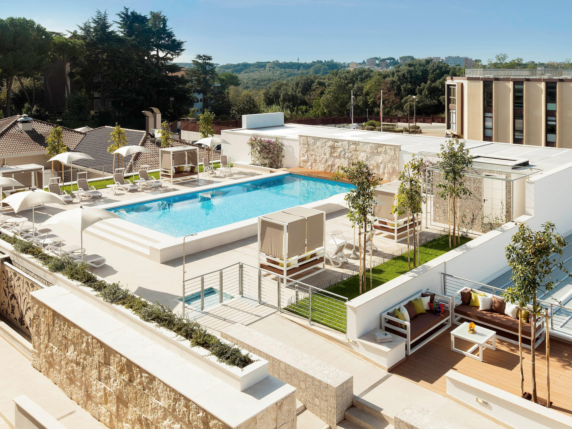 Vista Exterior Aparthotel Adagio Rome Vatican