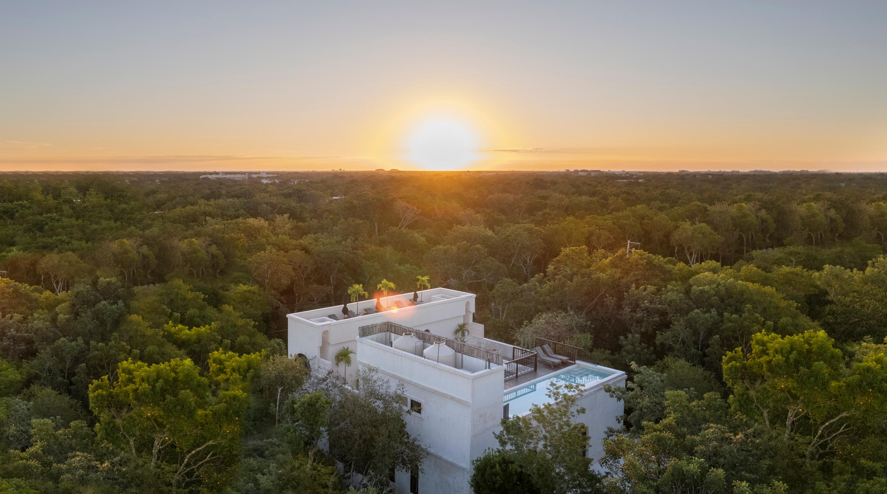 Vista Exterior Yum Kaax Boutique Villa