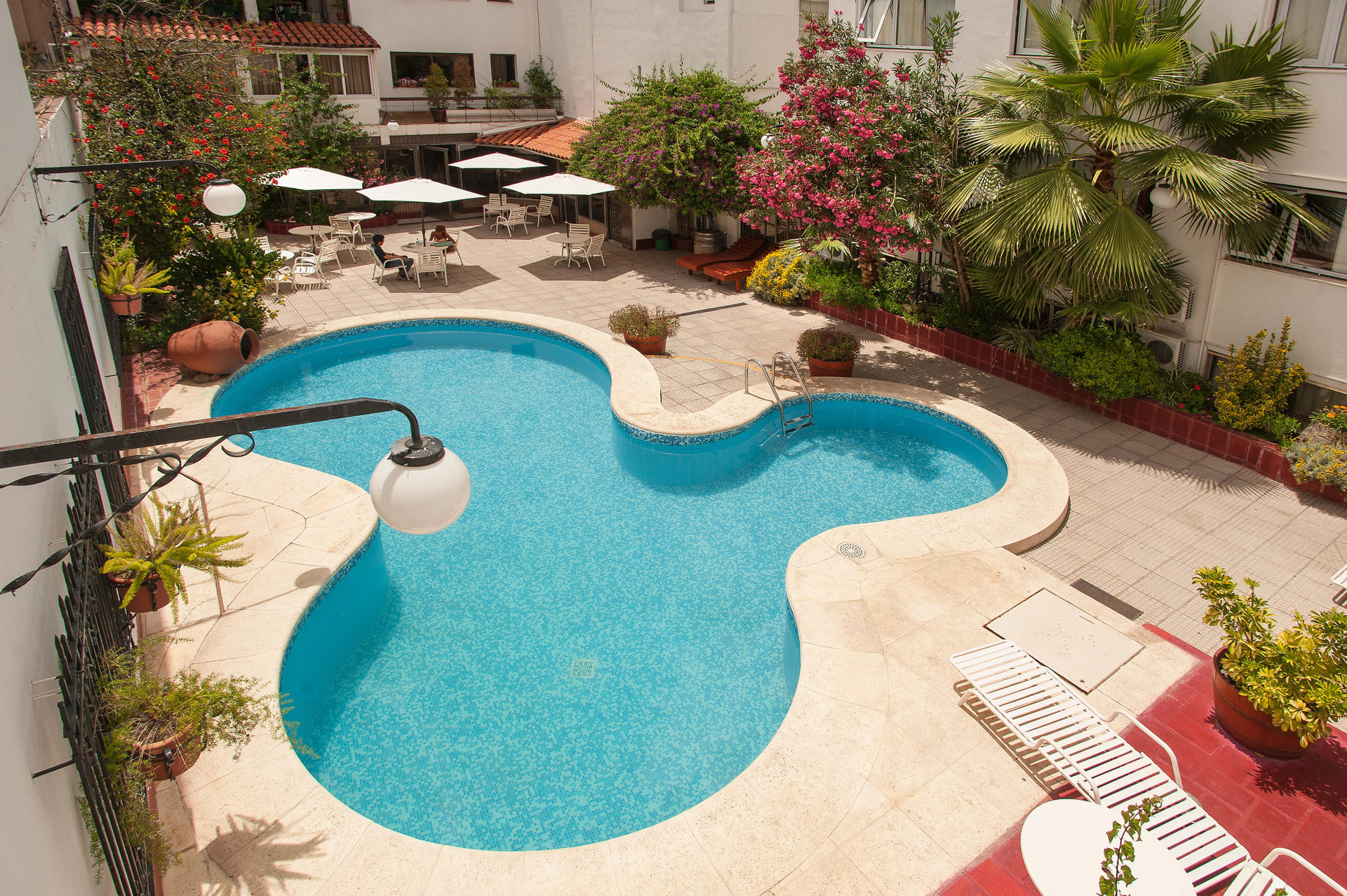 Vista Piscina Hotel Carollo