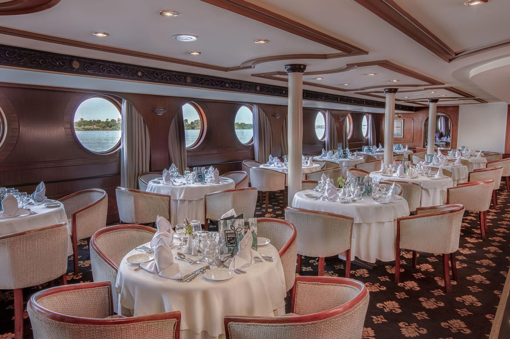 Restaurant Jaz Celebrity Nile Cruise - Every Saturday from Luxor for 07 &amp; 04 Nights - Every Wednesday From Aswan for 03 Nights