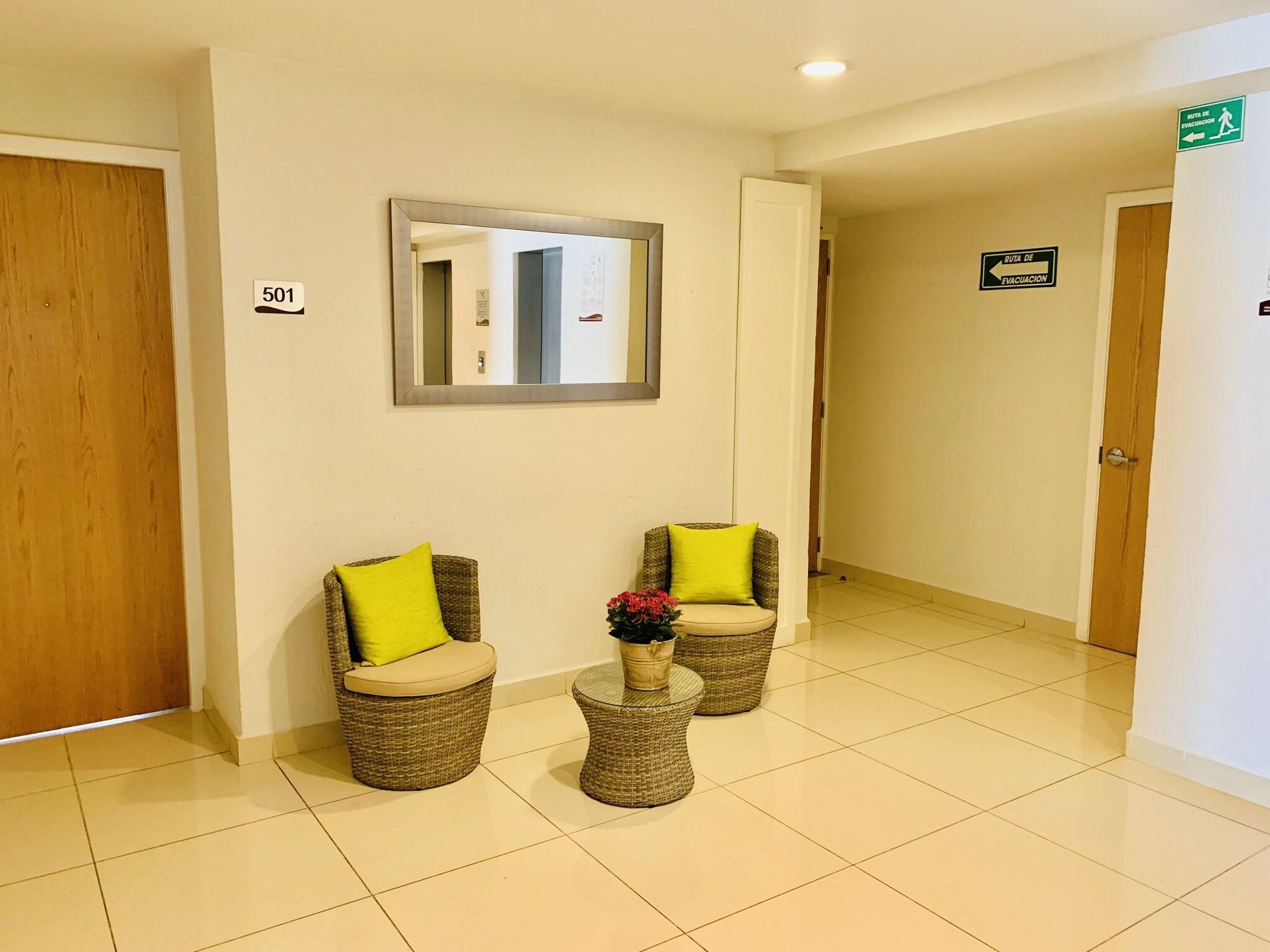 Vista Lobby Bello Veracruz Hotel