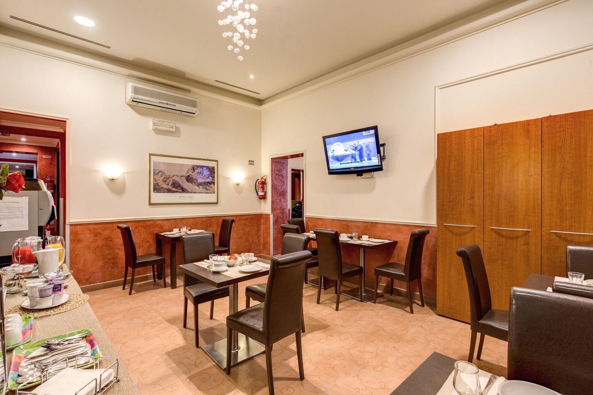 Vista Lobby Everest Inn Rome