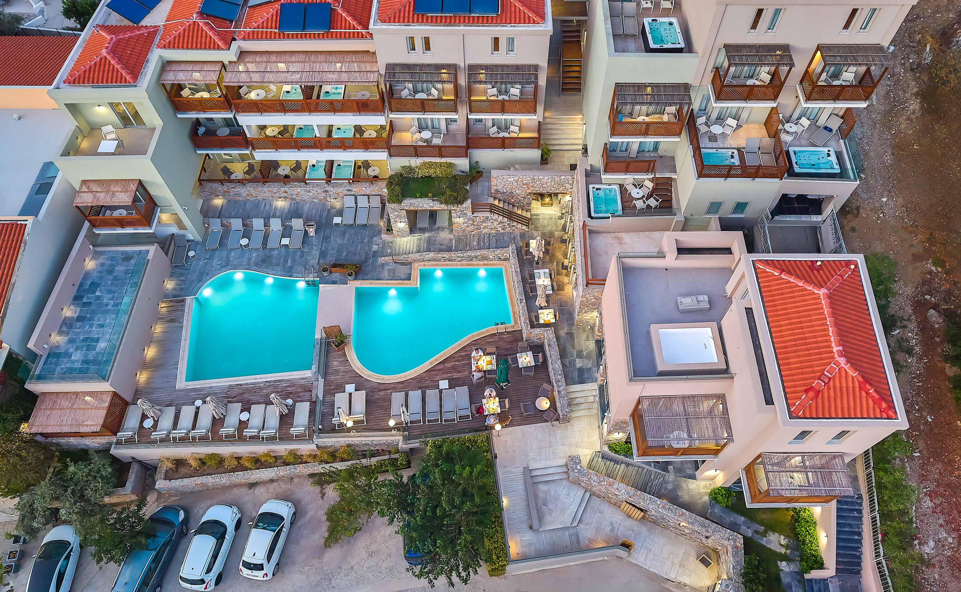 Vista Exterior Mystery Skiathos Luxury Residence