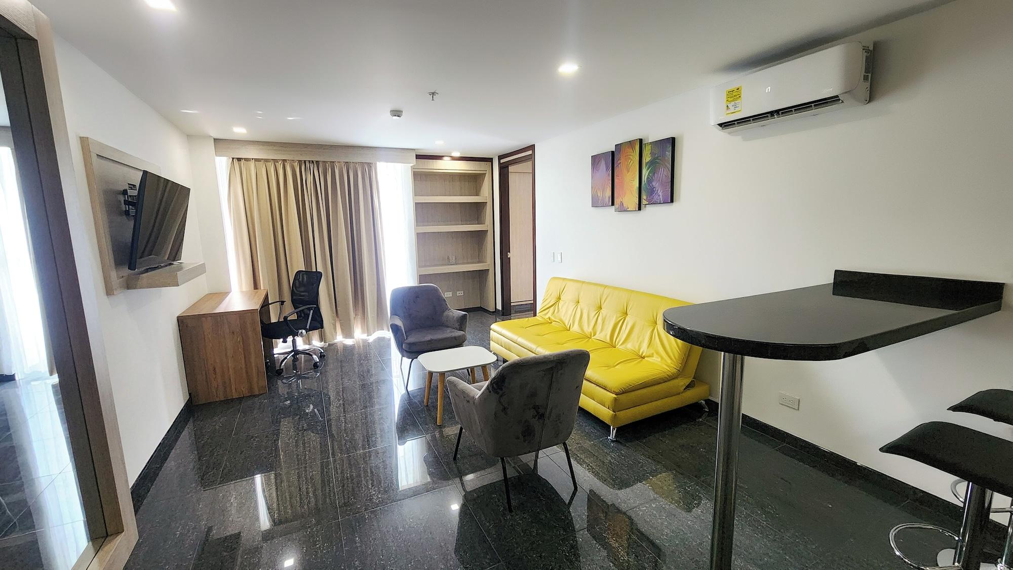 Equipamiento de Habitación BE Suites Hotel Cali