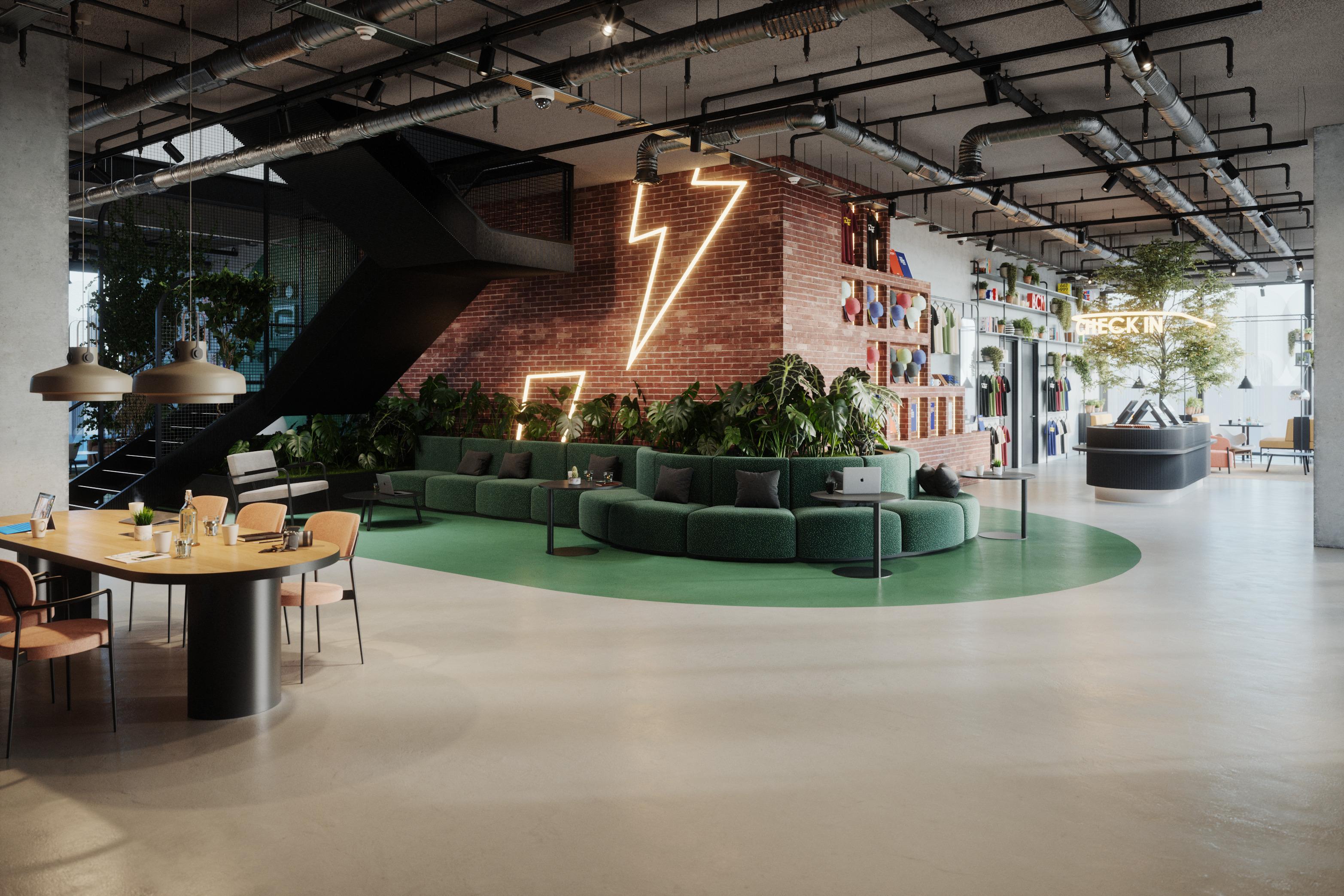 Vista Lobby The Social Hub Barcelona Poblenou