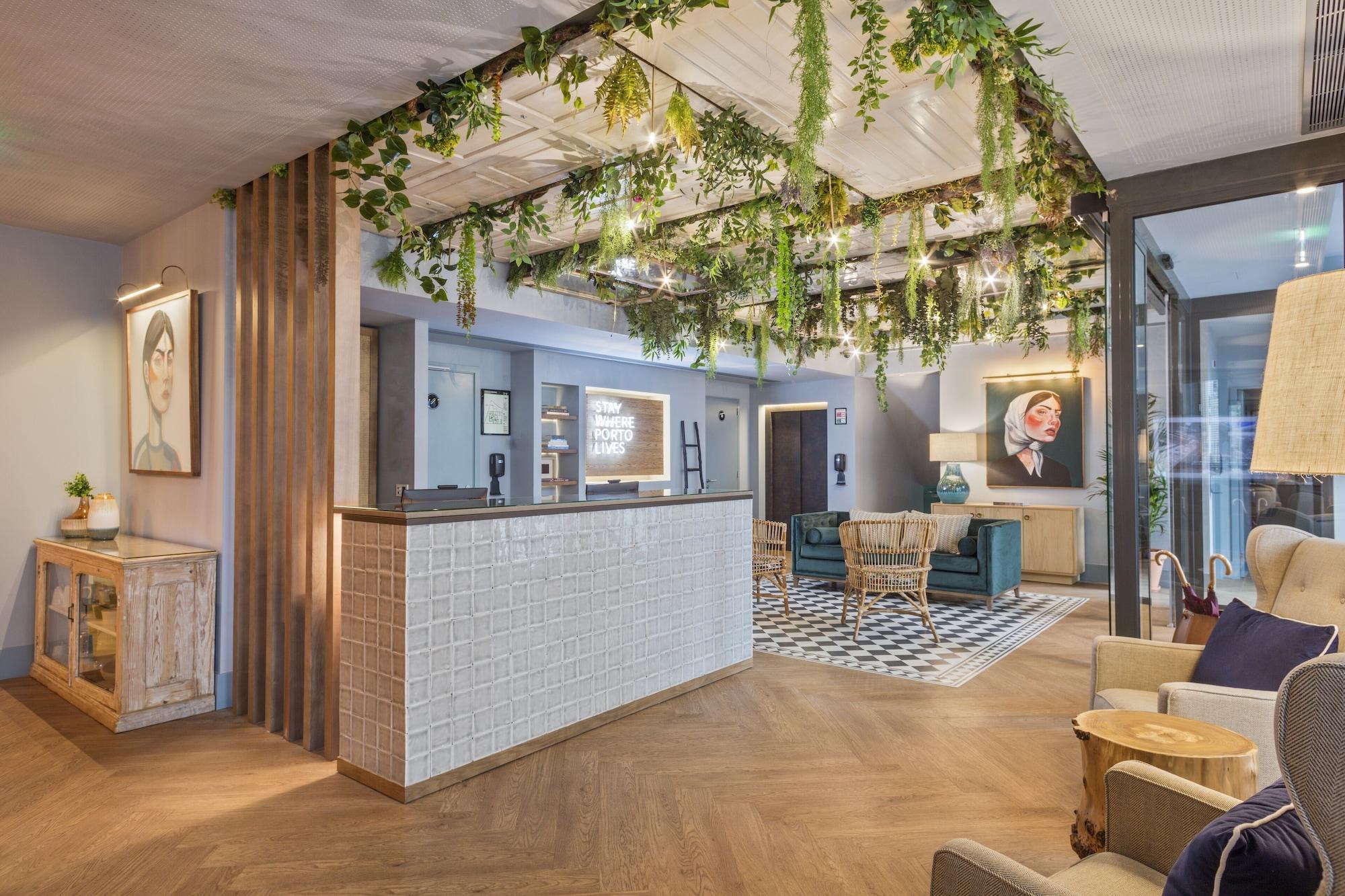 Vista Lobby Pur Oporto Boutique Hotel by Actahotels