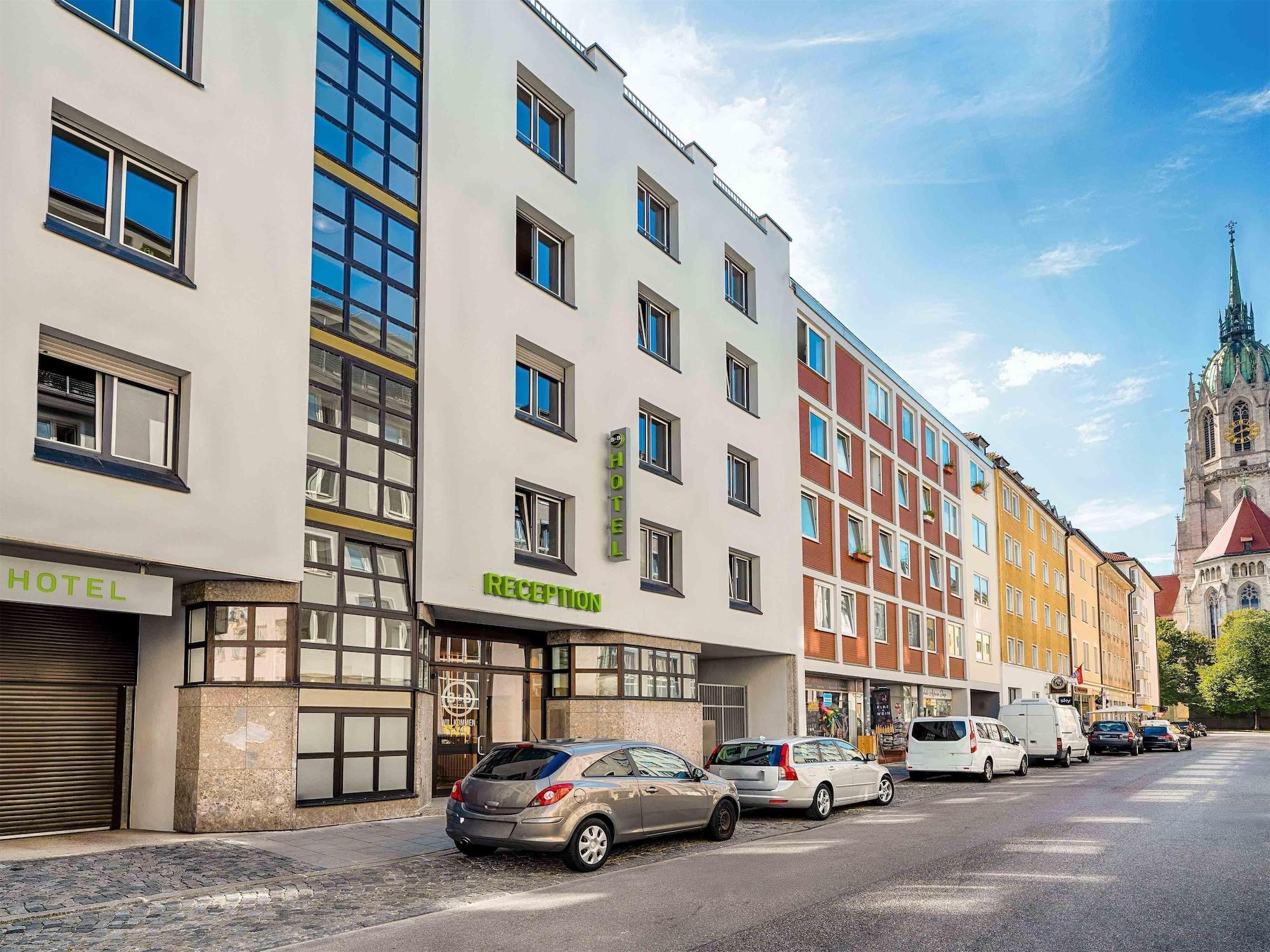 Vista Exterior B&B Hotel München-Hbf