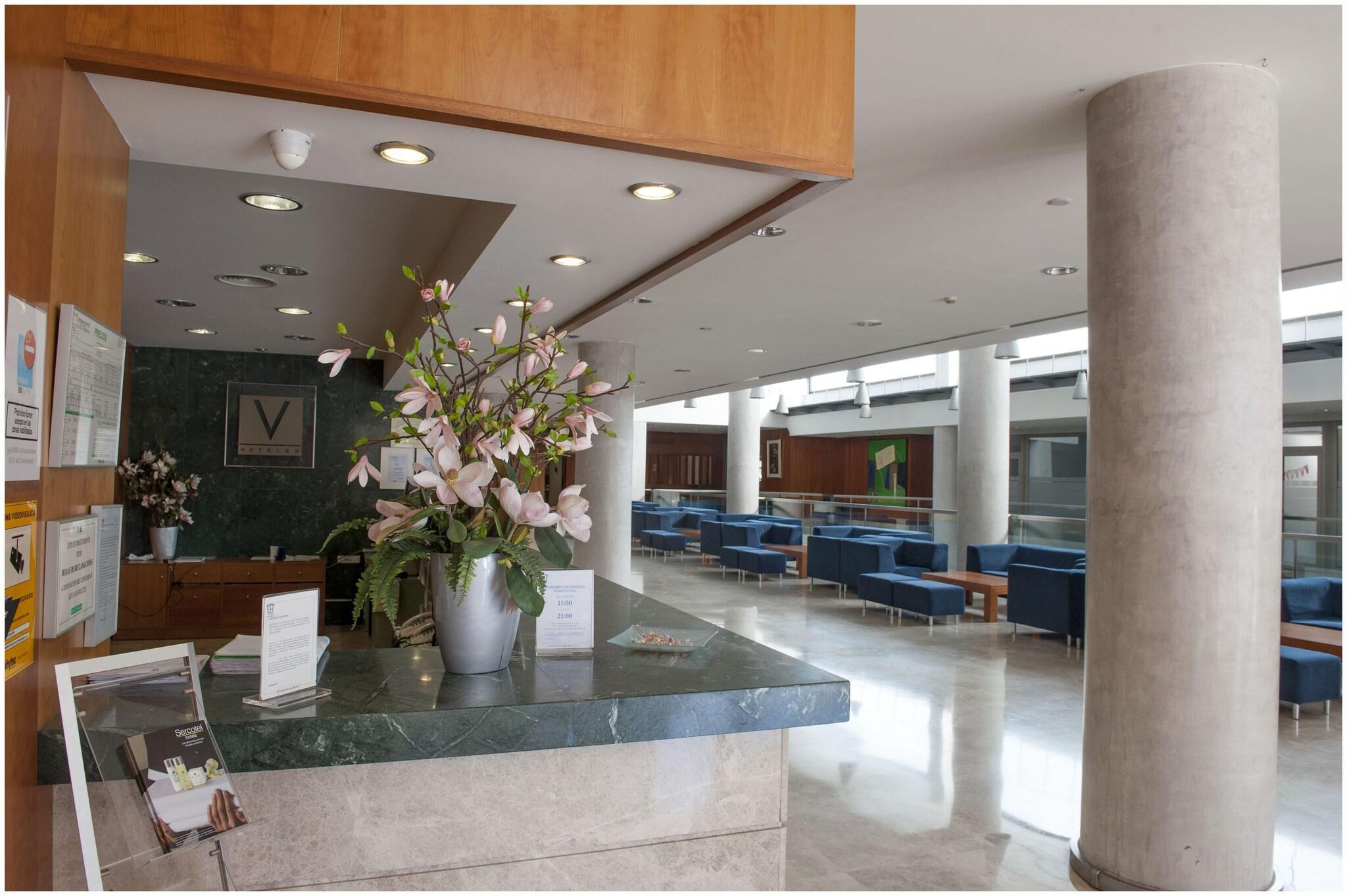 Vista Lobby Extremadura Hotel