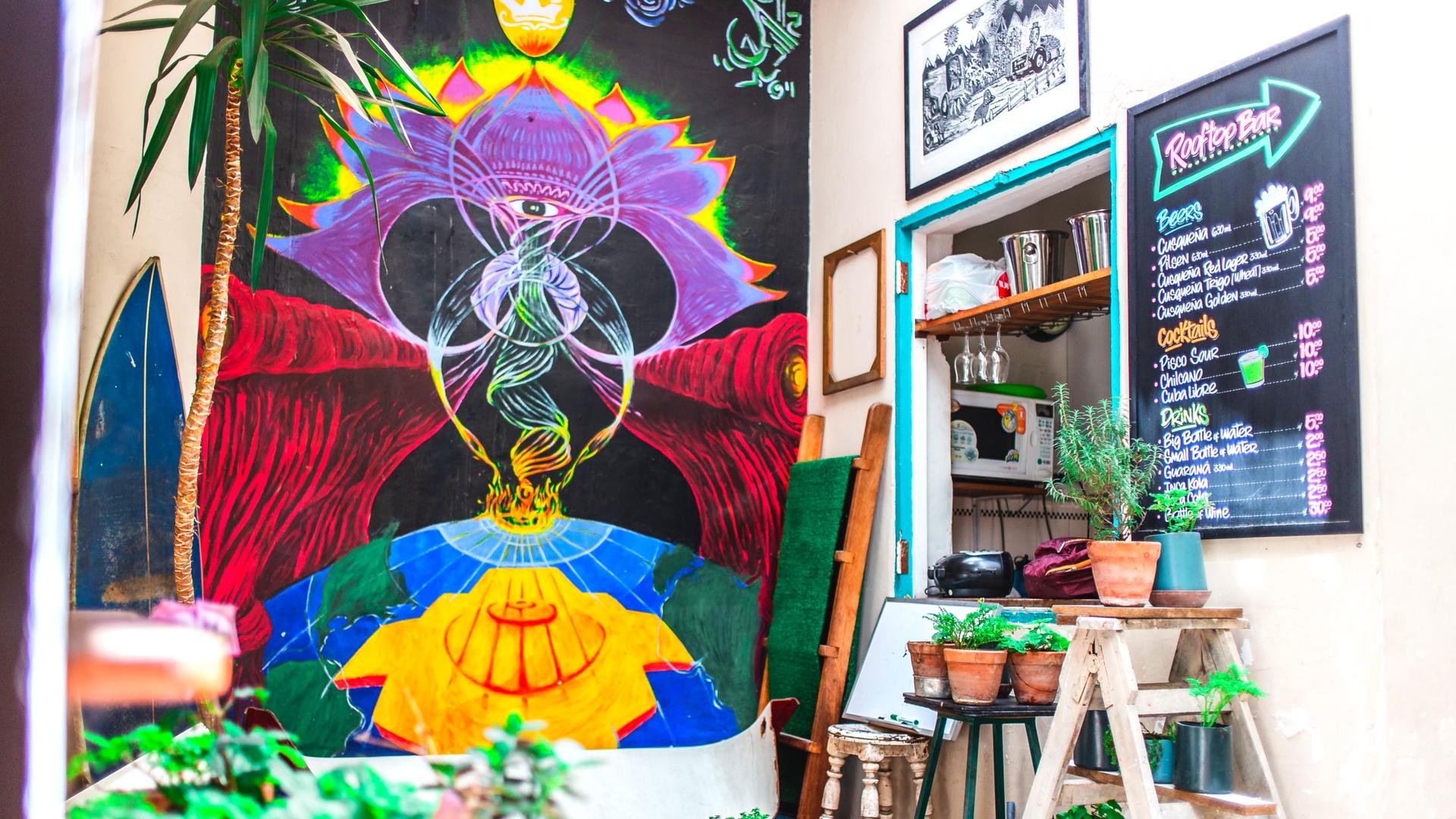 Vista Exterior Red Llama Eco Hostel