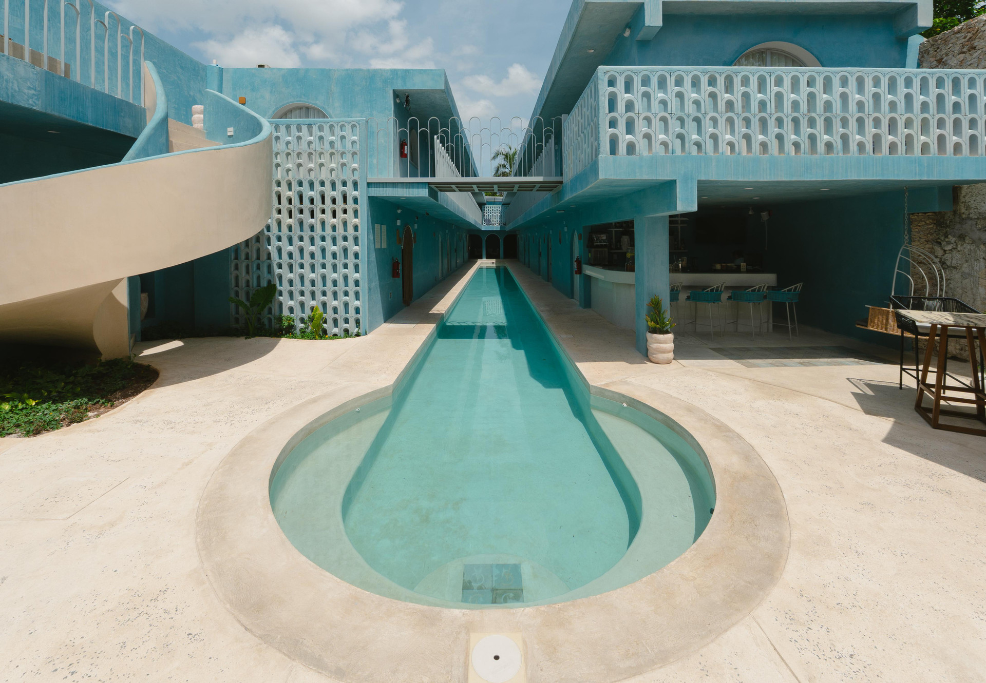 Vista Piscina Casa Amate 62 - Merida Centro