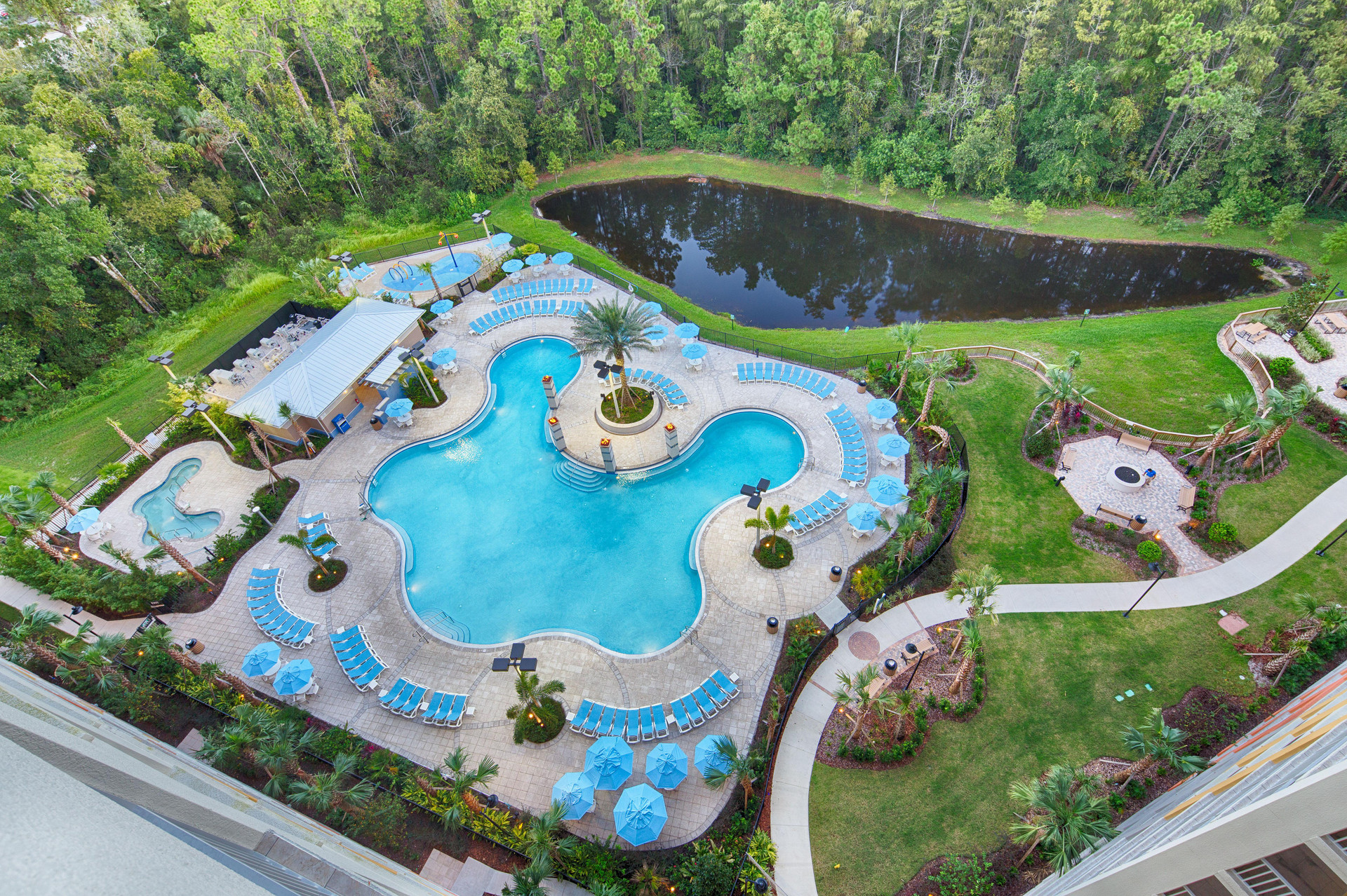 Vista aérea Vacation Village at Parkway