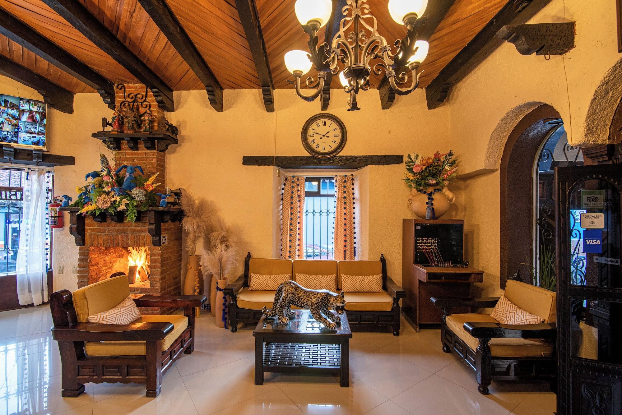 Vista Lobby Hotel Palacio de Moctezuma