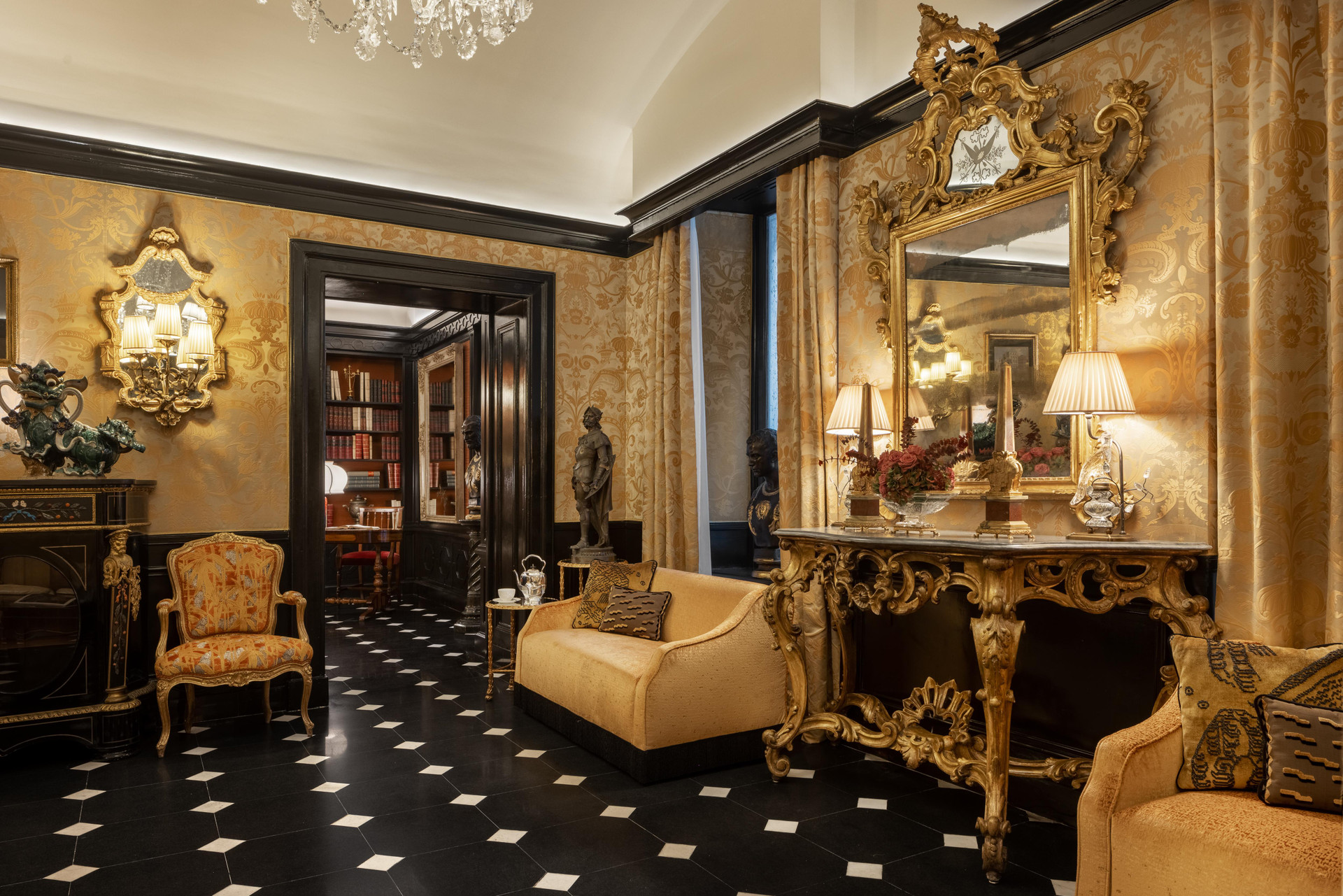 Vista Lobby Hotel d'Inghilterra Roma - Starhotels Collezione