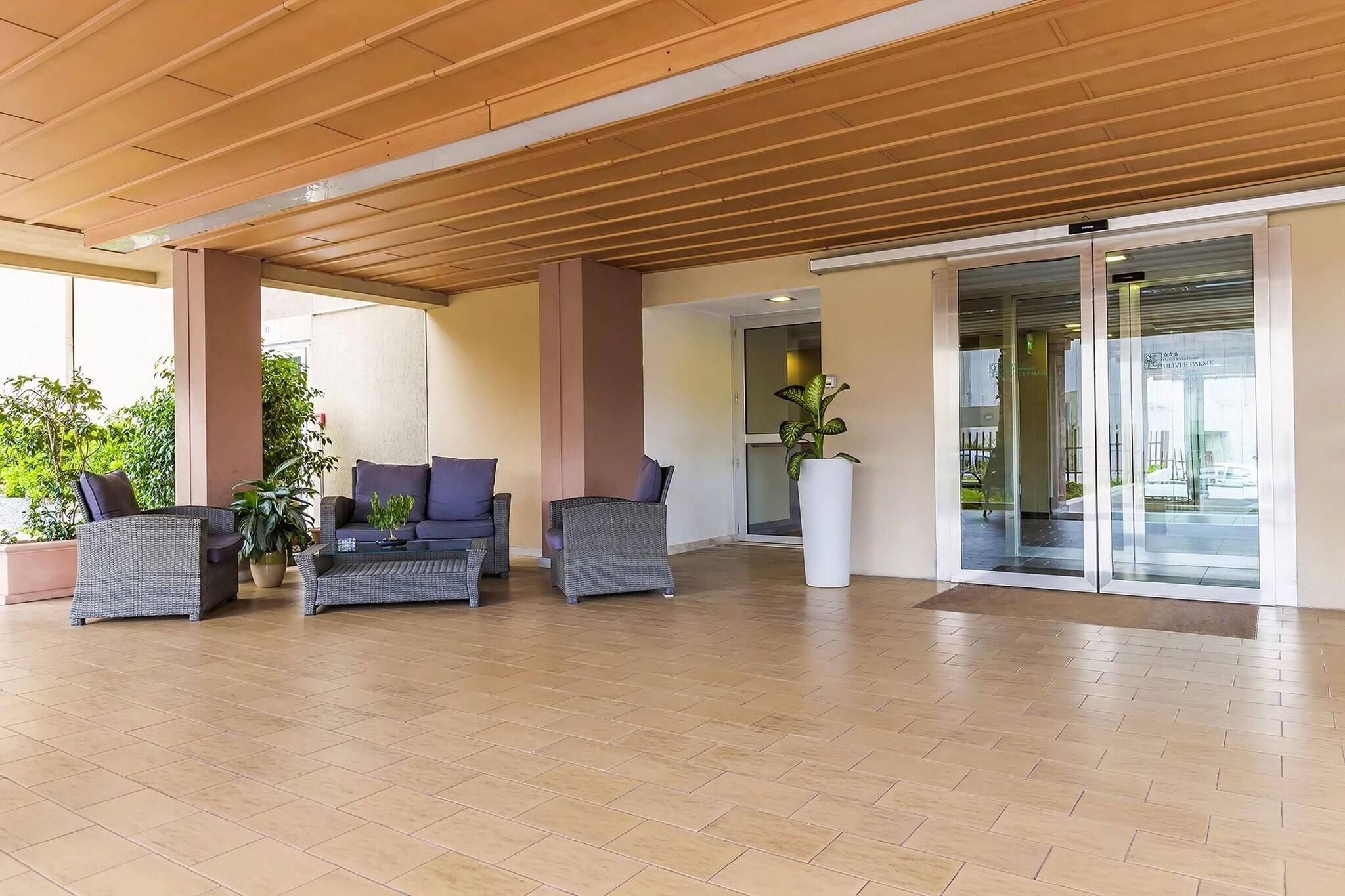 Vista Lobby Hotel Residence Ulivi e Palme