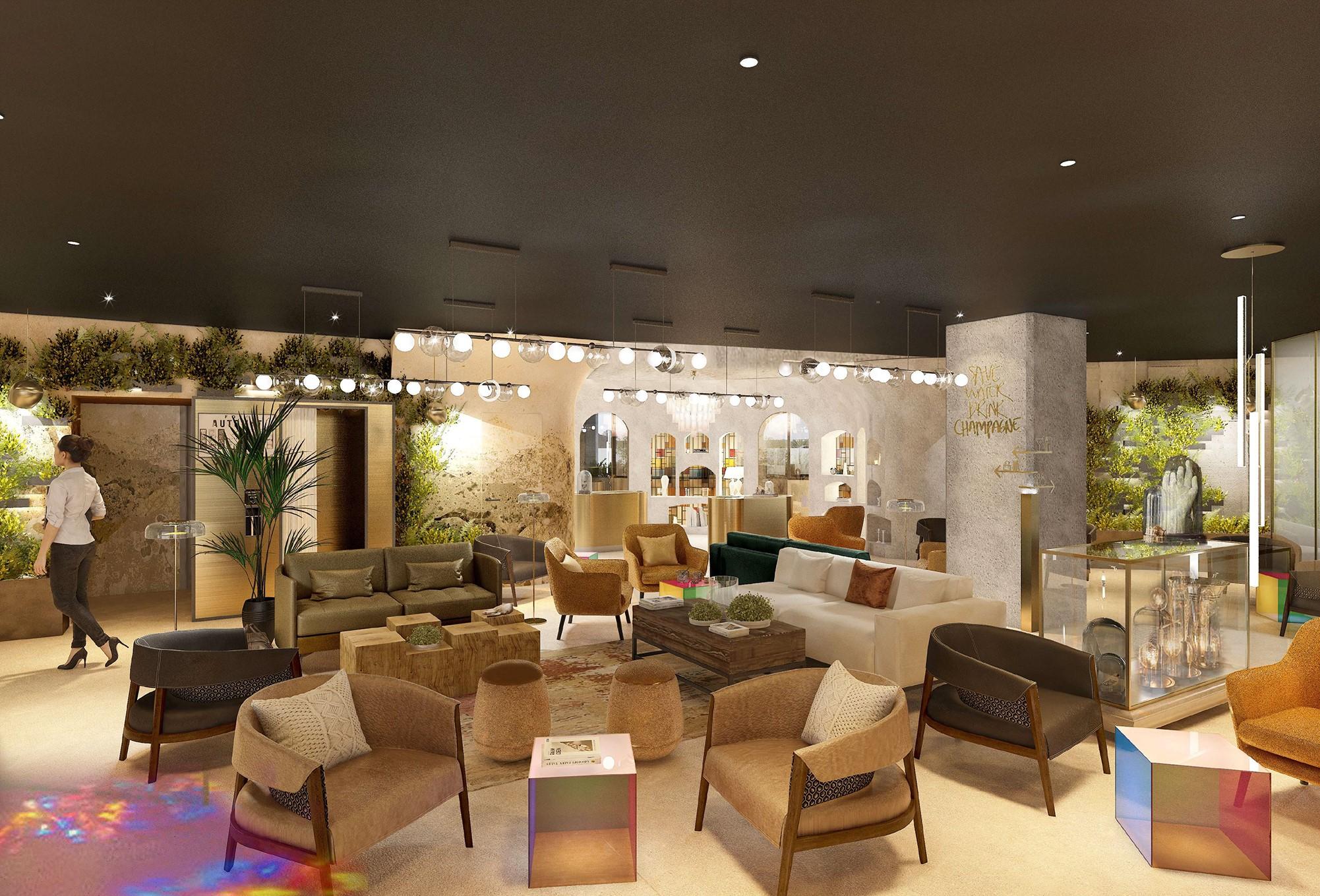 Vista Lobby Hyatt Centric Reims