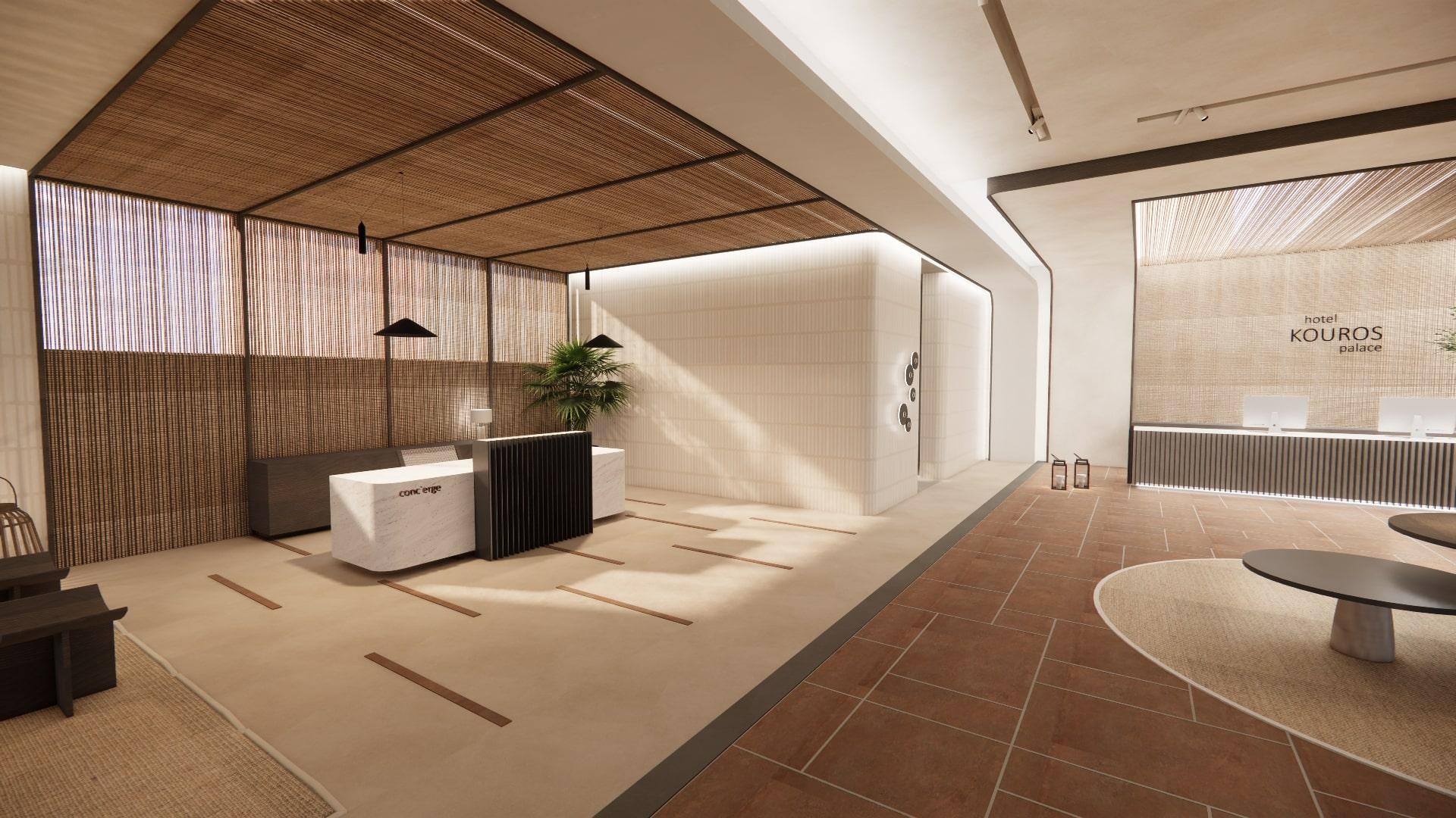 Vista Lobby Kouros Palace Active Lifestyle Hotel