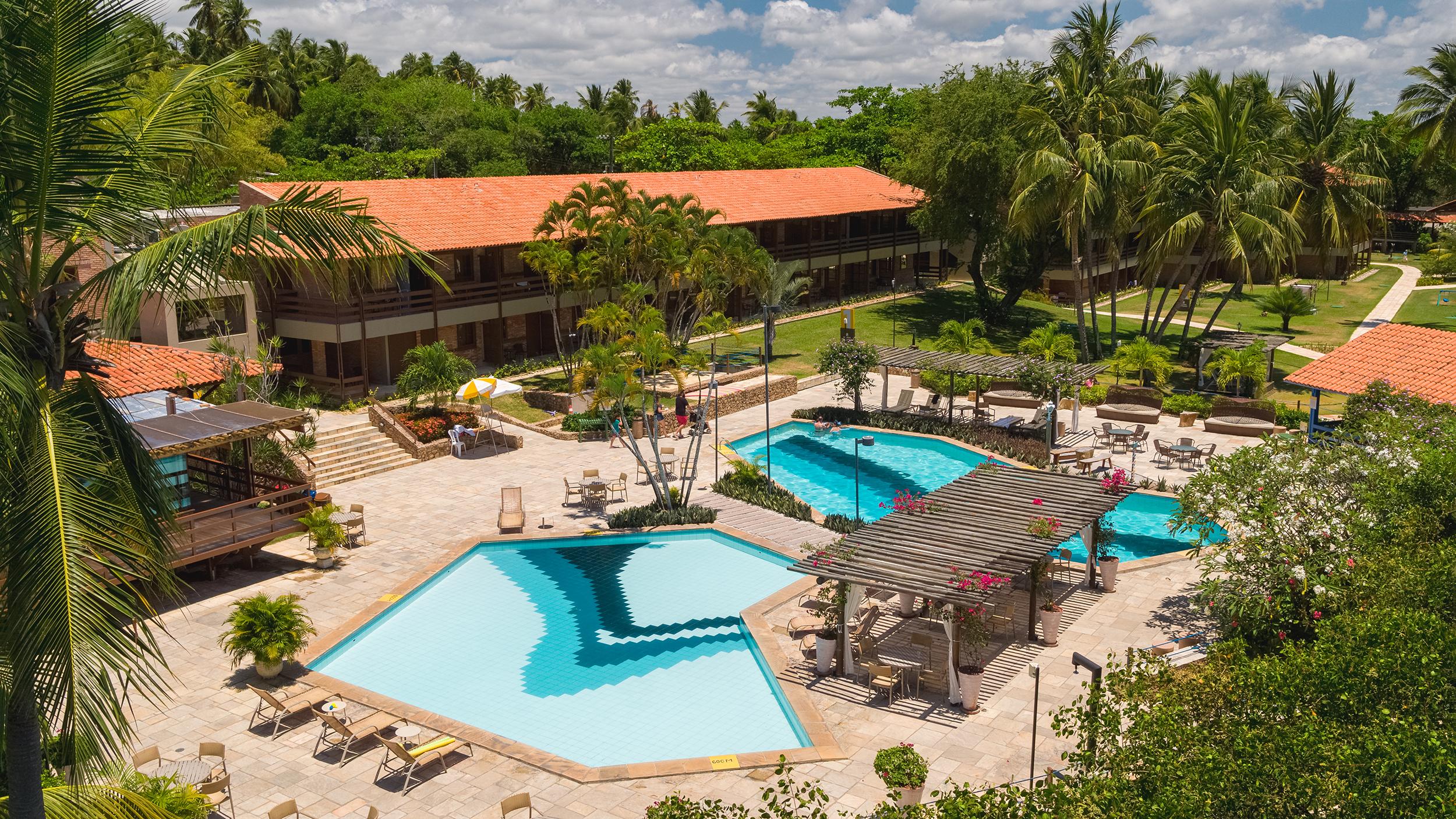 Vista da piscina Salinas Maragogi All Inclusive Resort