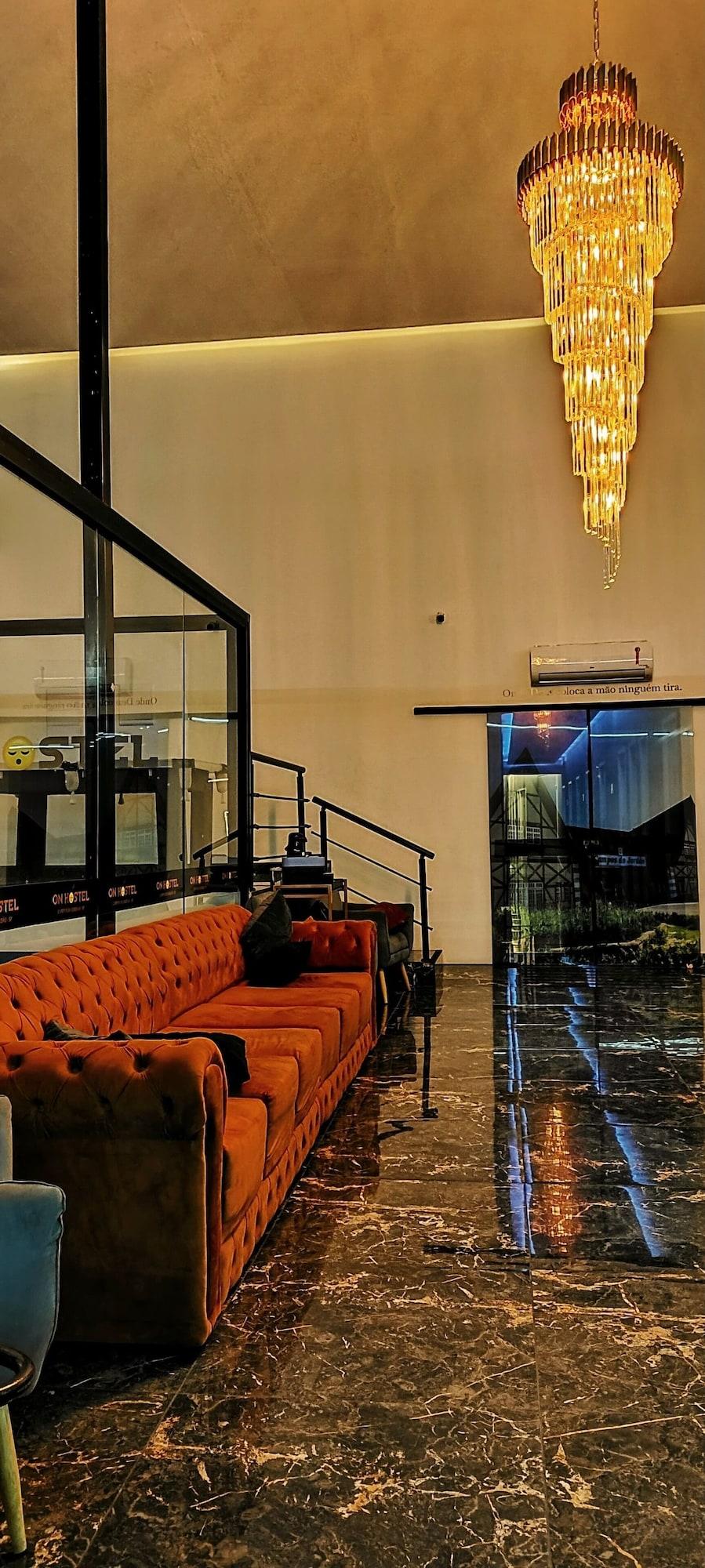 Vista Lobby On Hotel campos do Jordao centro Capivari e passeio quadriciclo