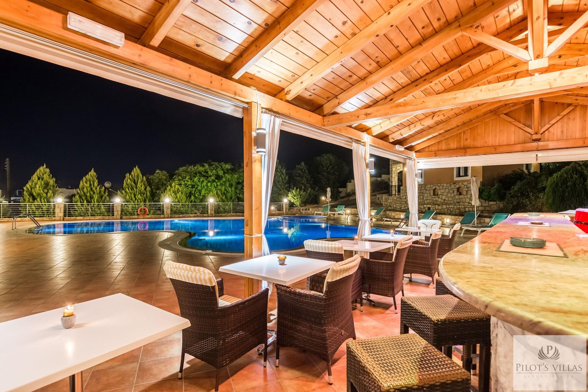 Bar/Salón Pilot's Villas Luxury Suites