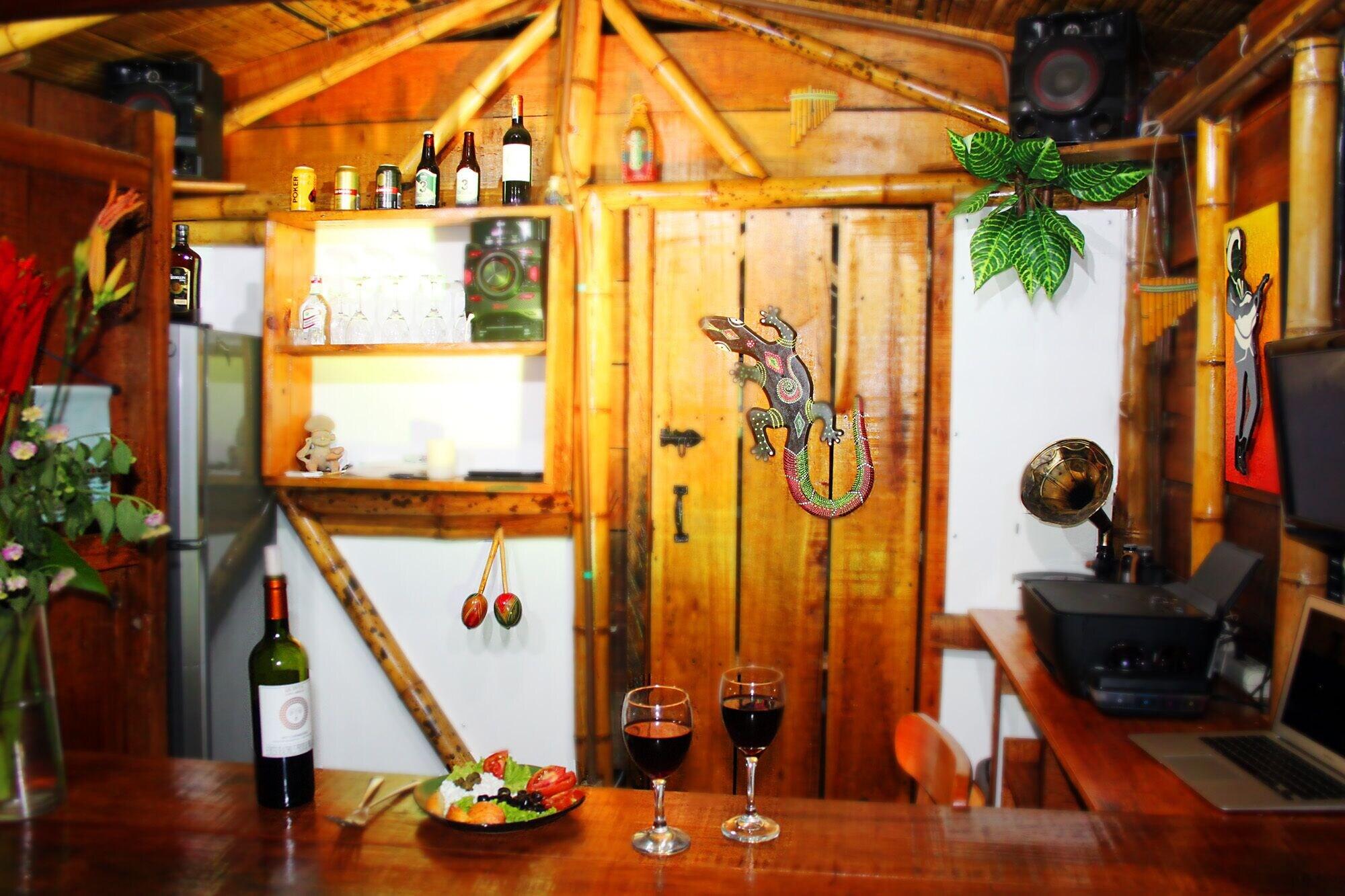 Vista Lobby Refugio Puente Explanacion Ecolodge