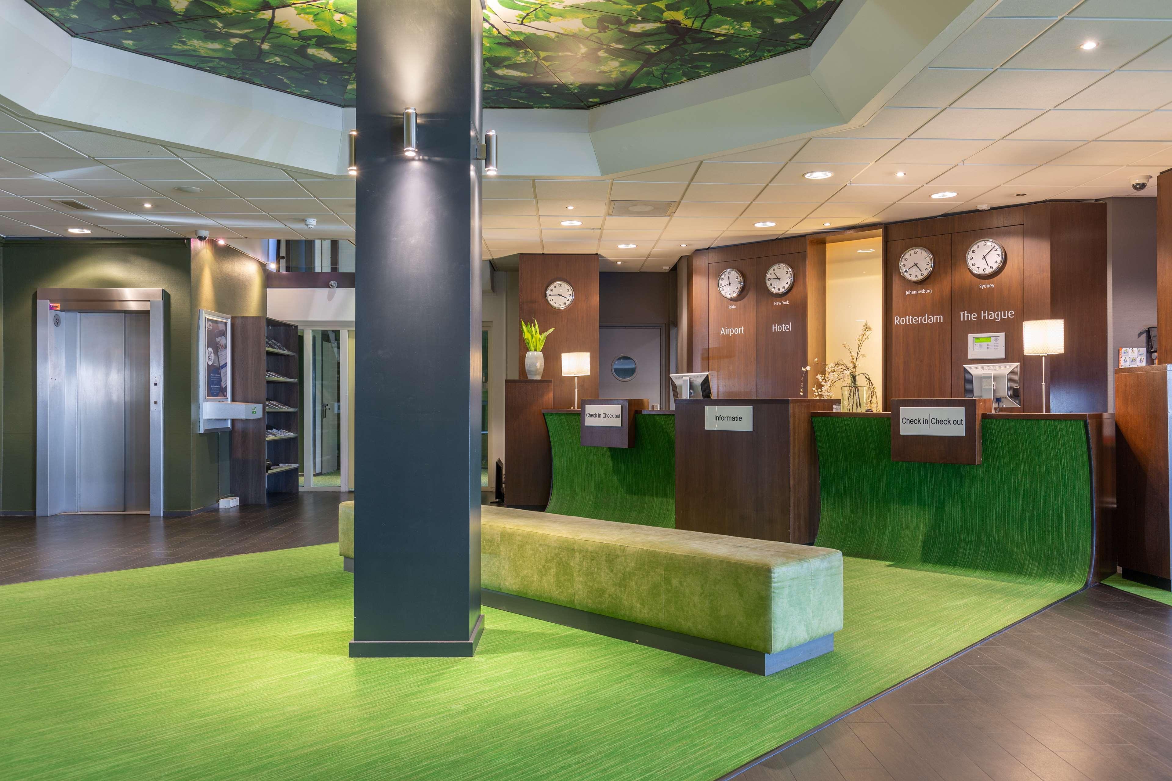 Vista Lobby Amrath Airport Hotel Rotterdam