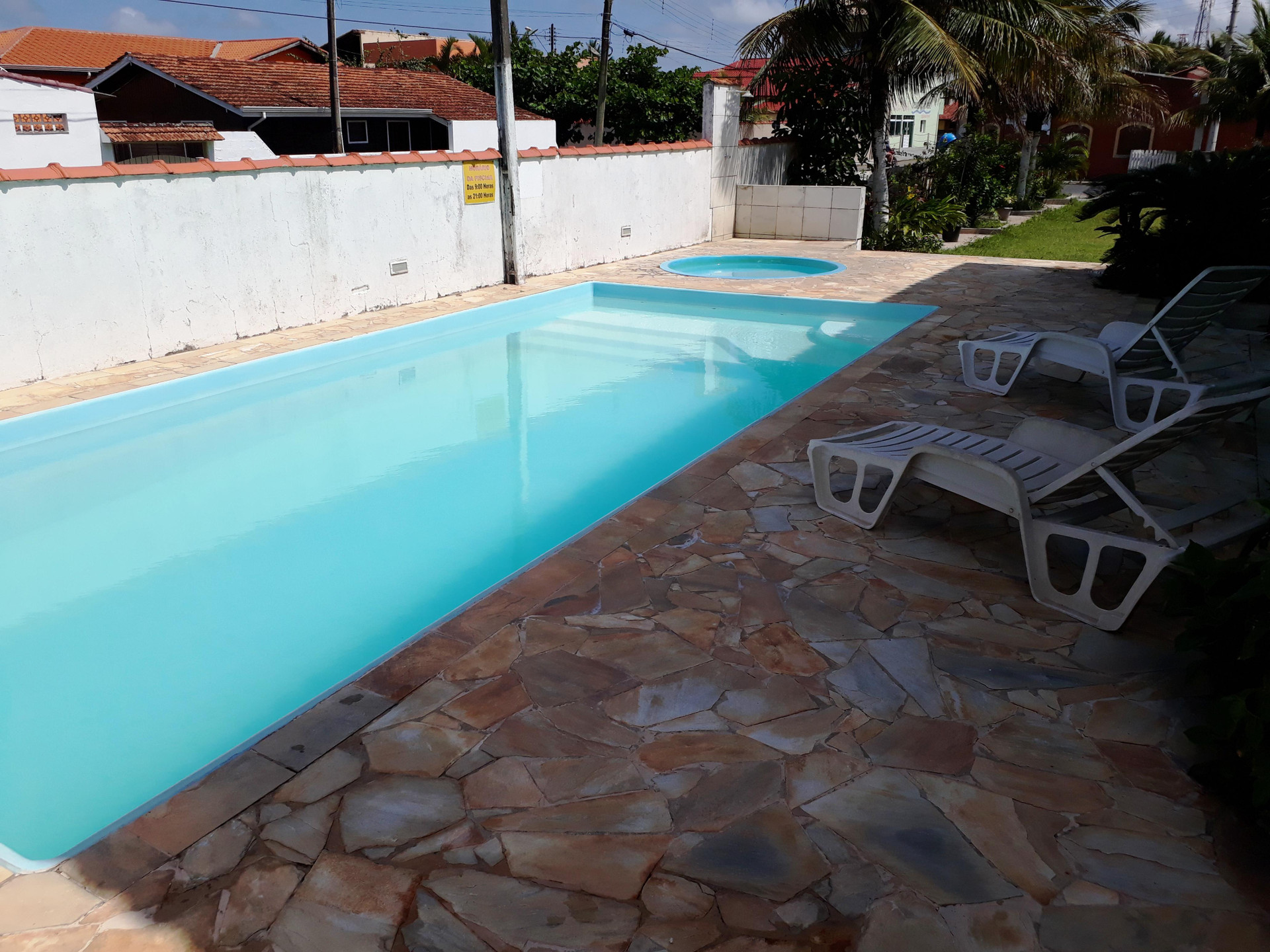 Vista Piscina Pousada Canto da Ilha