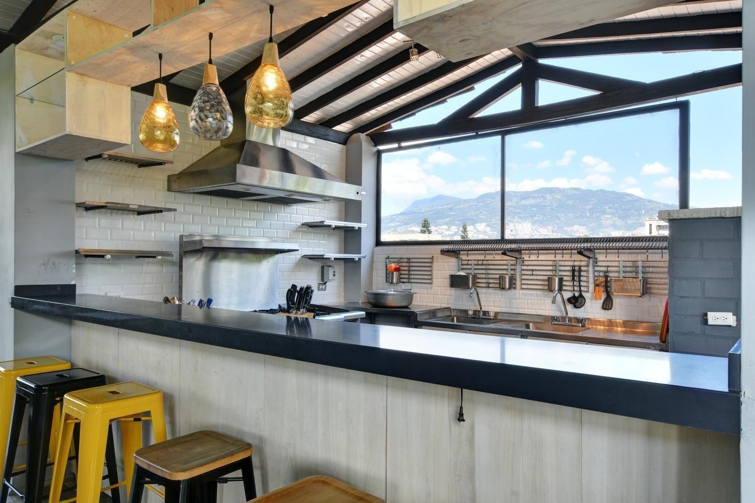 Bar/Salón International House Medellin - Hostel