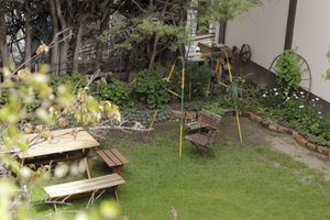 Alquiler Vacacional - Heating, garden and fireplace. Studio type