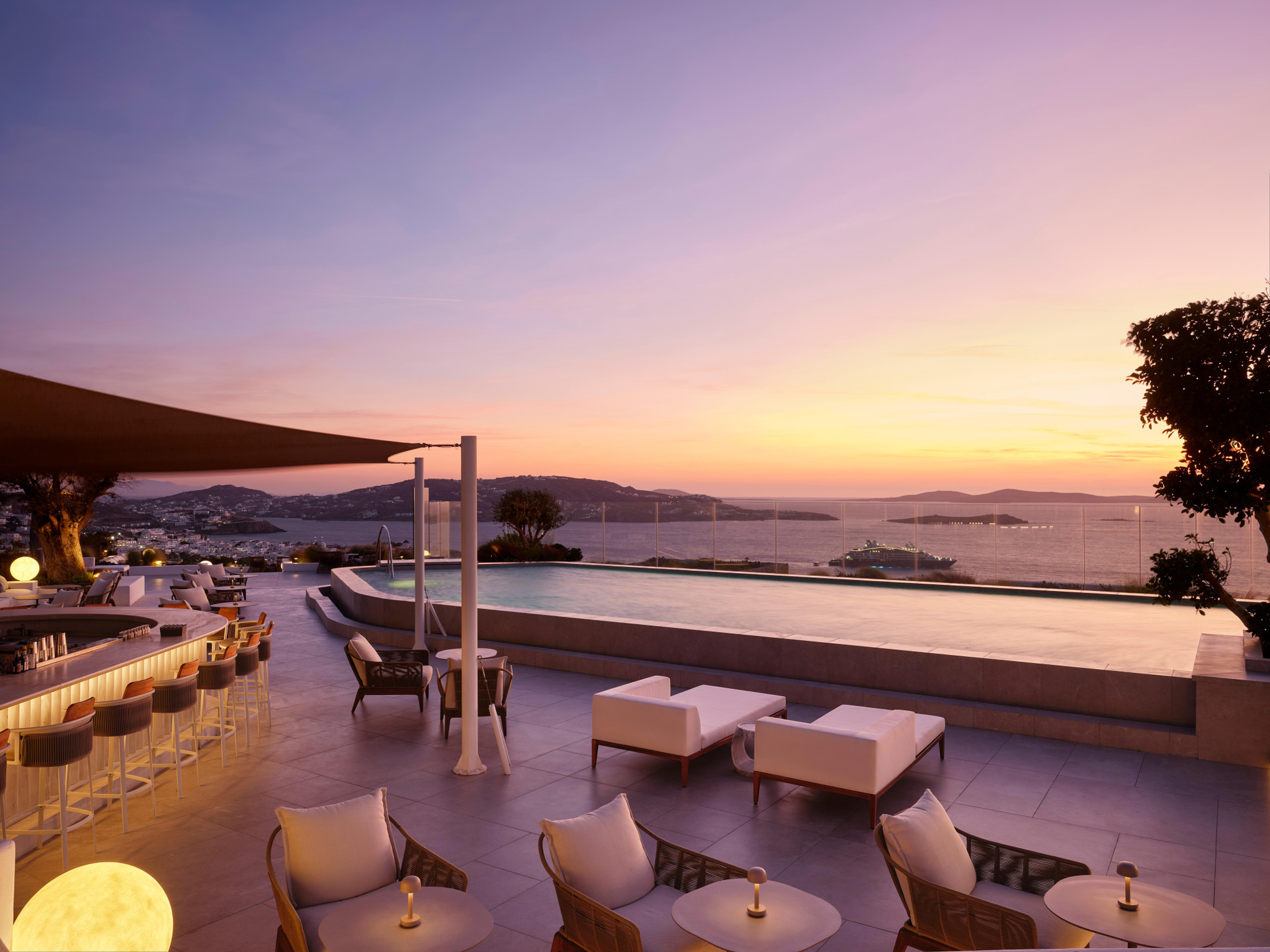 Vista Exterior Deos Mykonos - A Myconian Collection Hotel