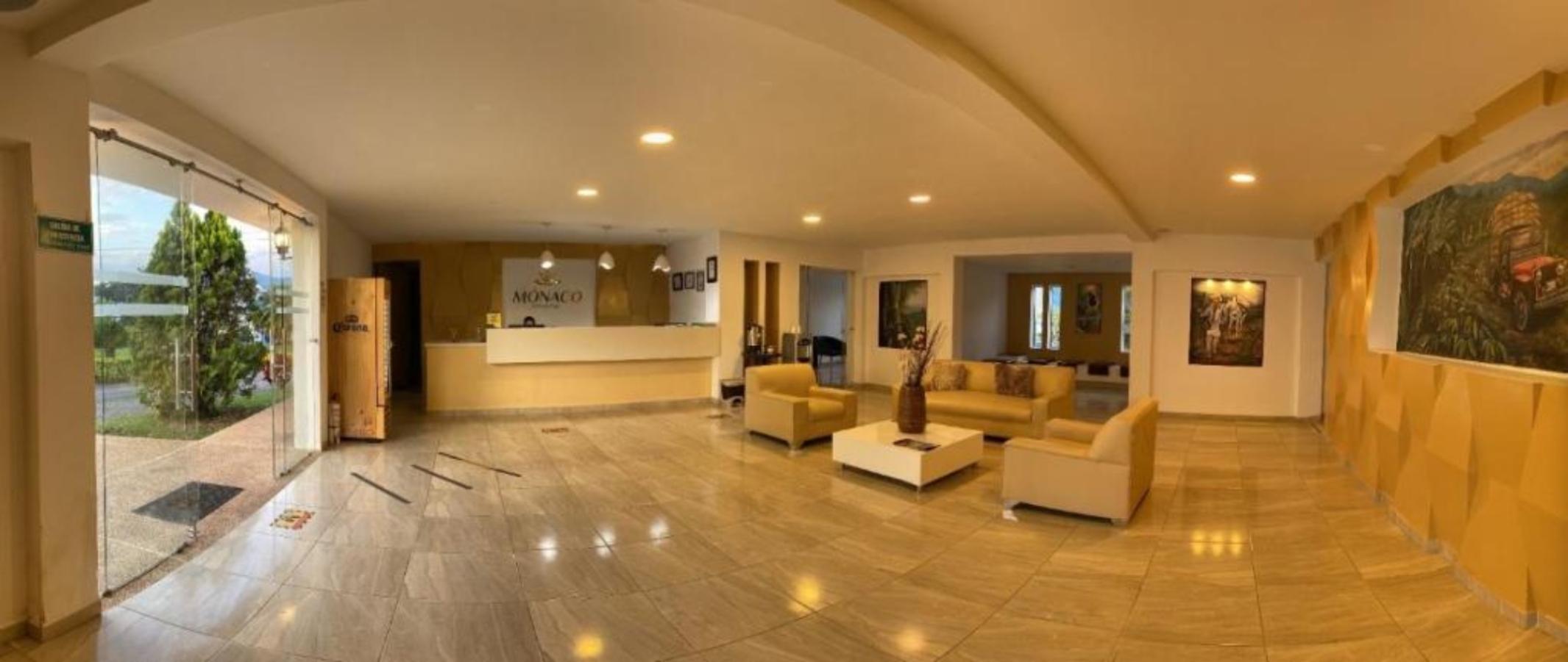 Vista Lobby Hotel Villa Mónaco