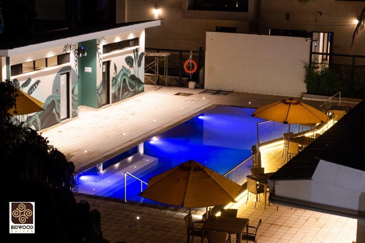 Vista Piscina Bidwood Suite Hotel