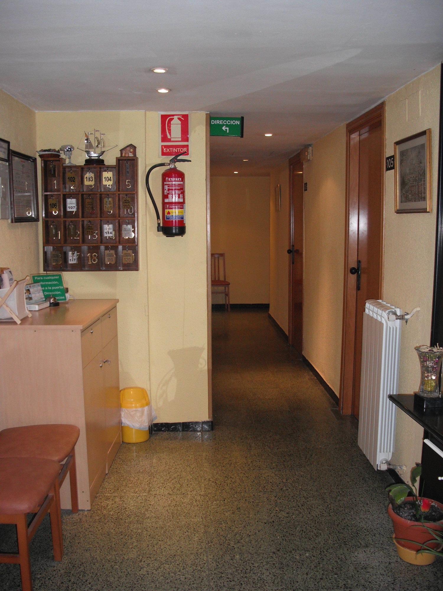 Vista Lobby Hostal Cumbre