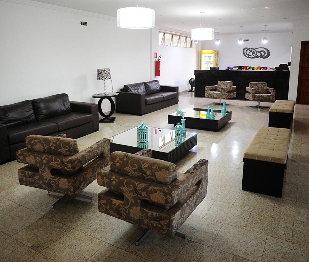 Vista Lobby BOMBONATO HOTEL - Fácil Acesso ao Aeroporto e parque de Exposições ABCZ