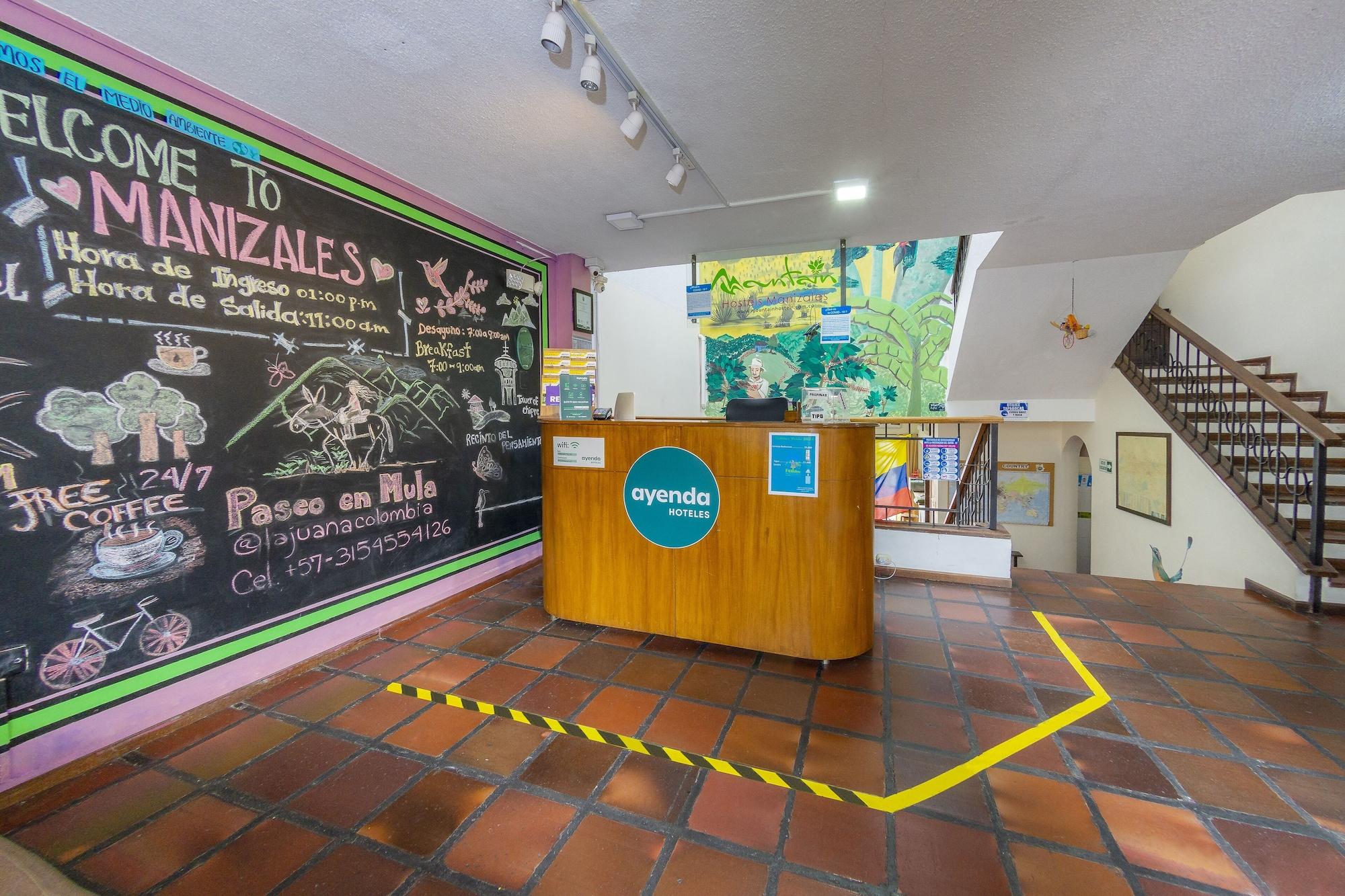 Vista Lobby Ayenda Mountain Hostels Manizales