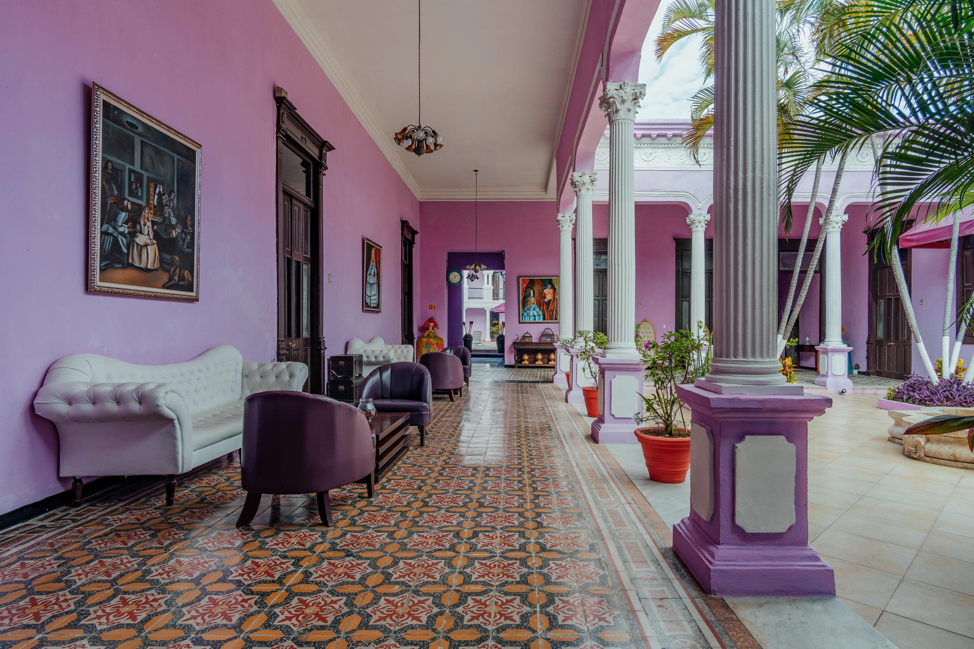 Vista Lobby Hotel Lavanda CAS Mérida