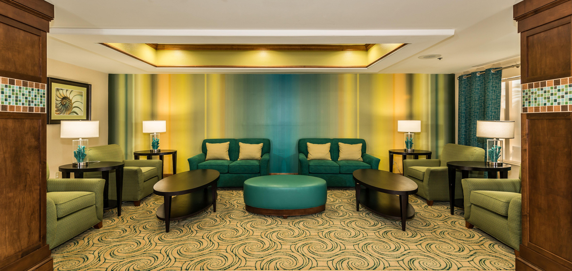 Vista Lobby Holiday Inn Express Jacksonville - Blount Island by IHG