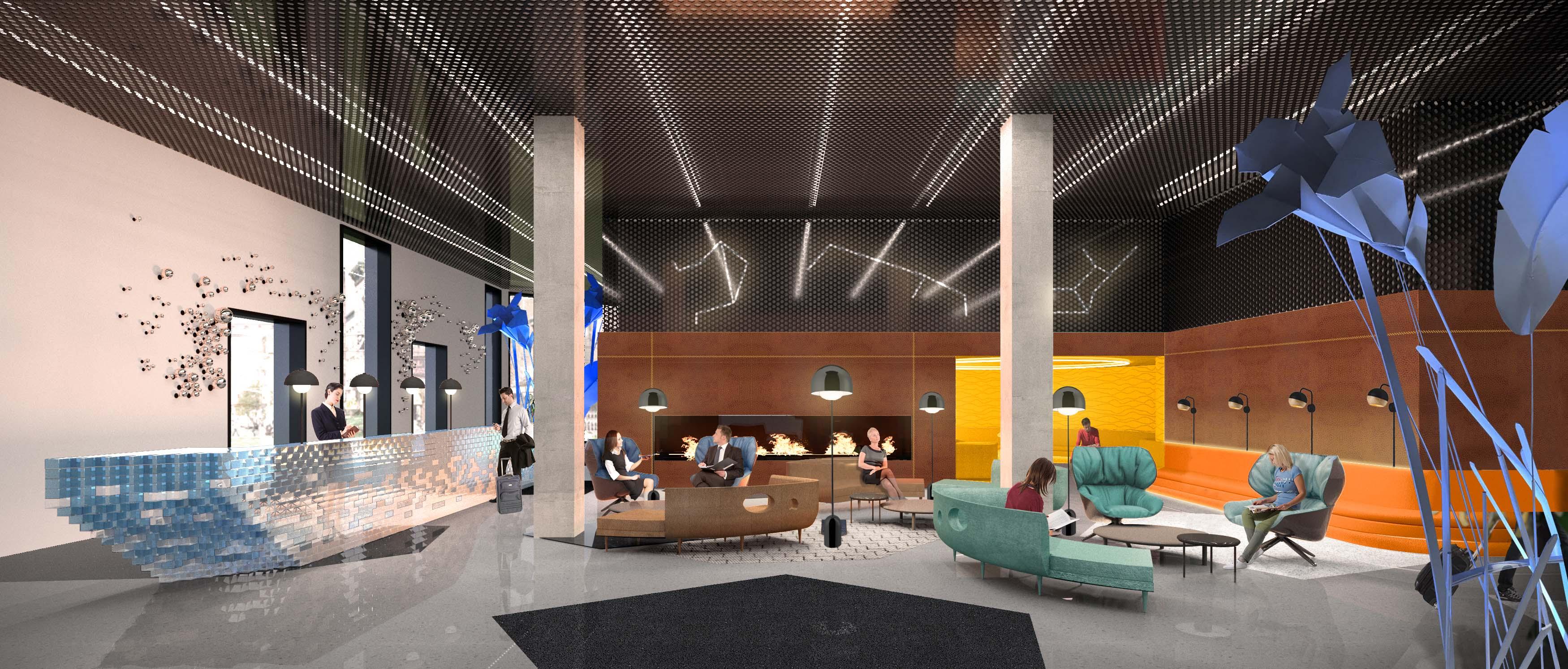 Vista Lobby Room Mate Bruno, Rotterdam